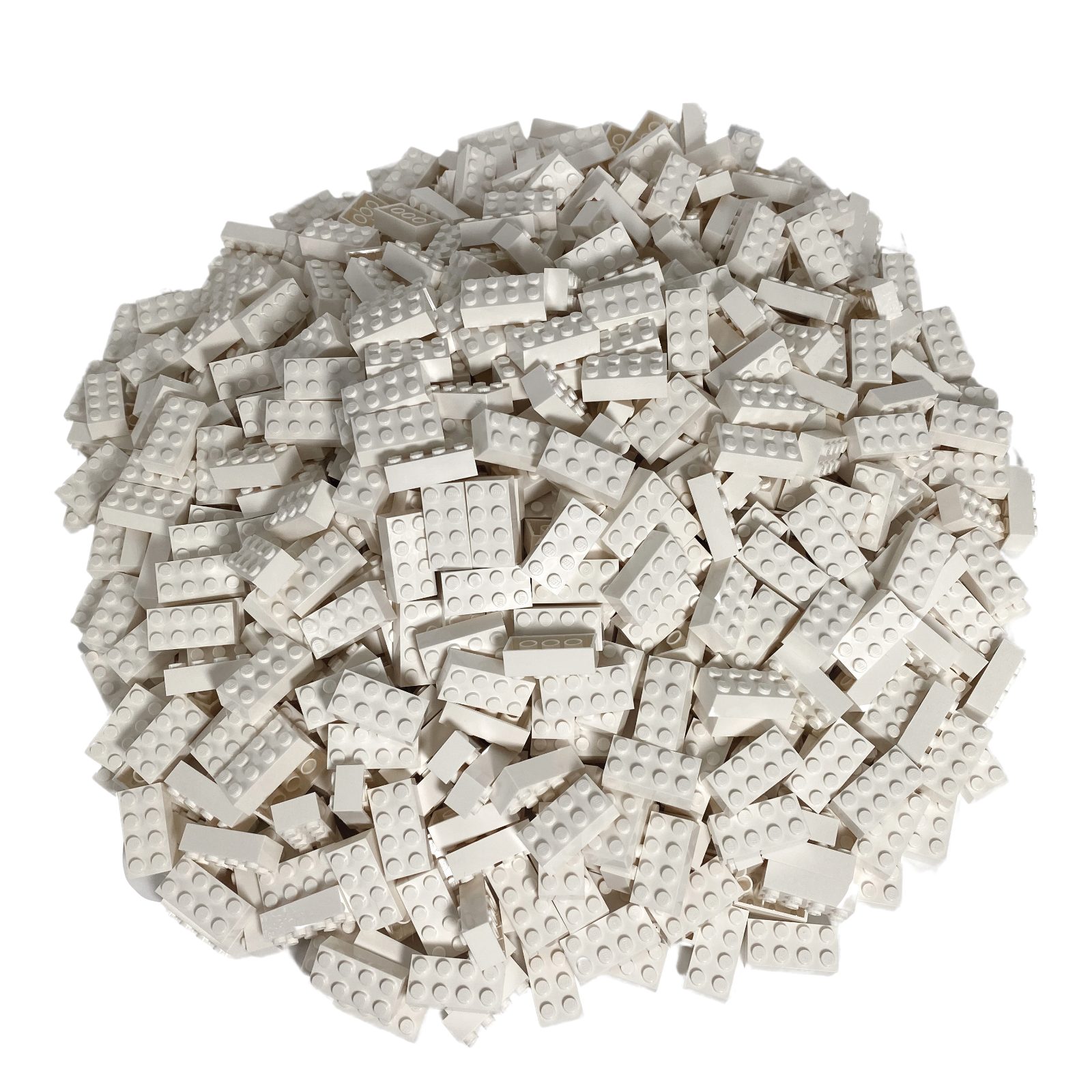 LEGO® LEGO® 2x4 Steine Hochsteine Weiß - 3001 Menge 50x Spielbausteine, (Bausteine, 50 St., Kreativ-Set), Made in Europe