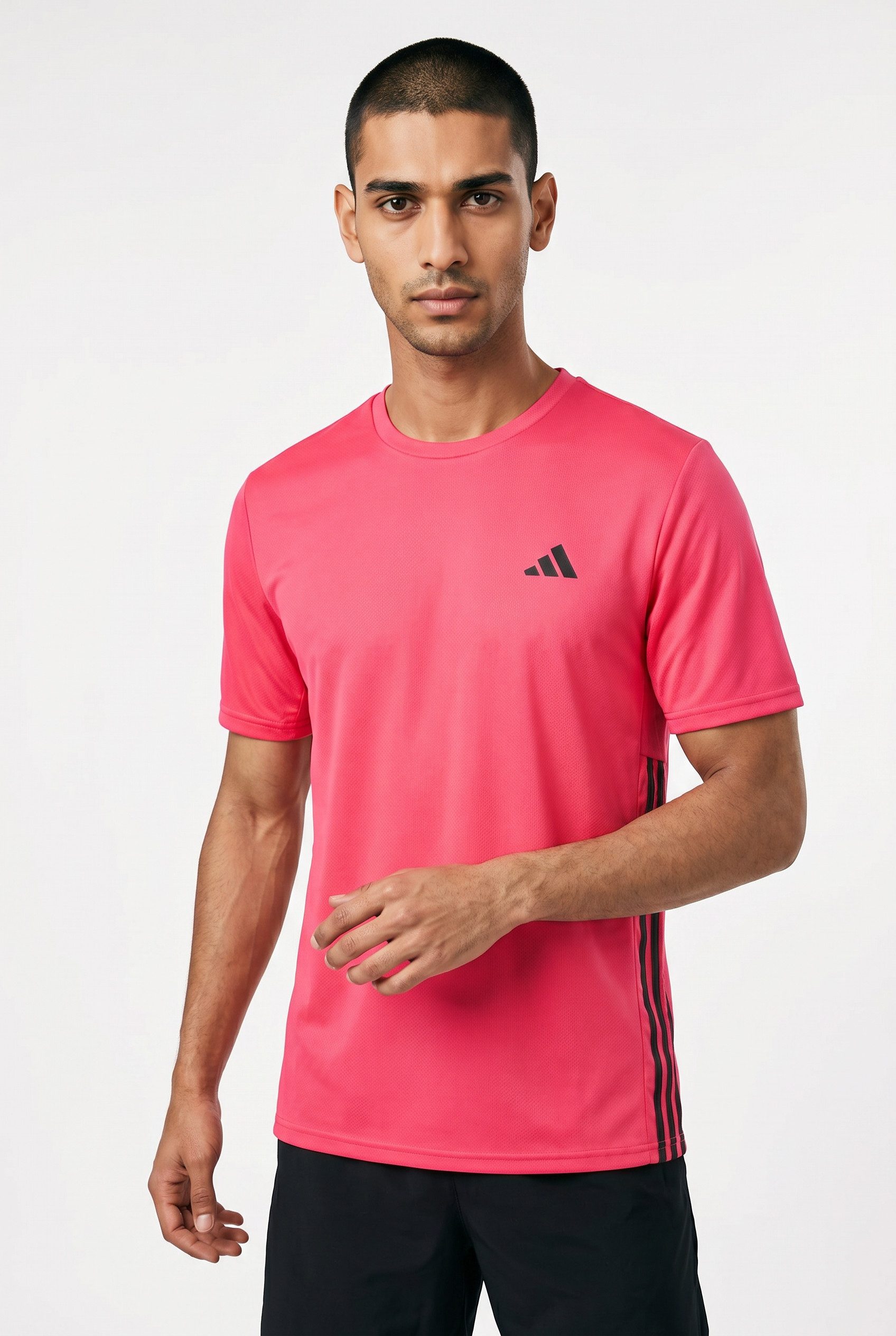 adidas Performance T-Shirt WORKOUT ESSENTIALS BASE 3-STREIFEN