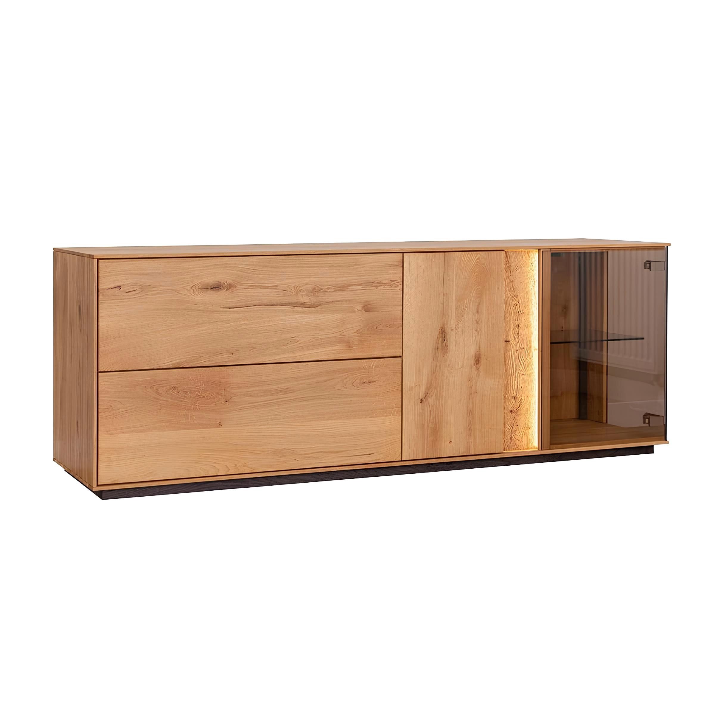 Xlmoebel TV-Schrank Holz TV-Ständer mit Stauraum und zeitlosem Design für Wohnzimmer (1-St., TV-Schrank) Hergestellt in Europa