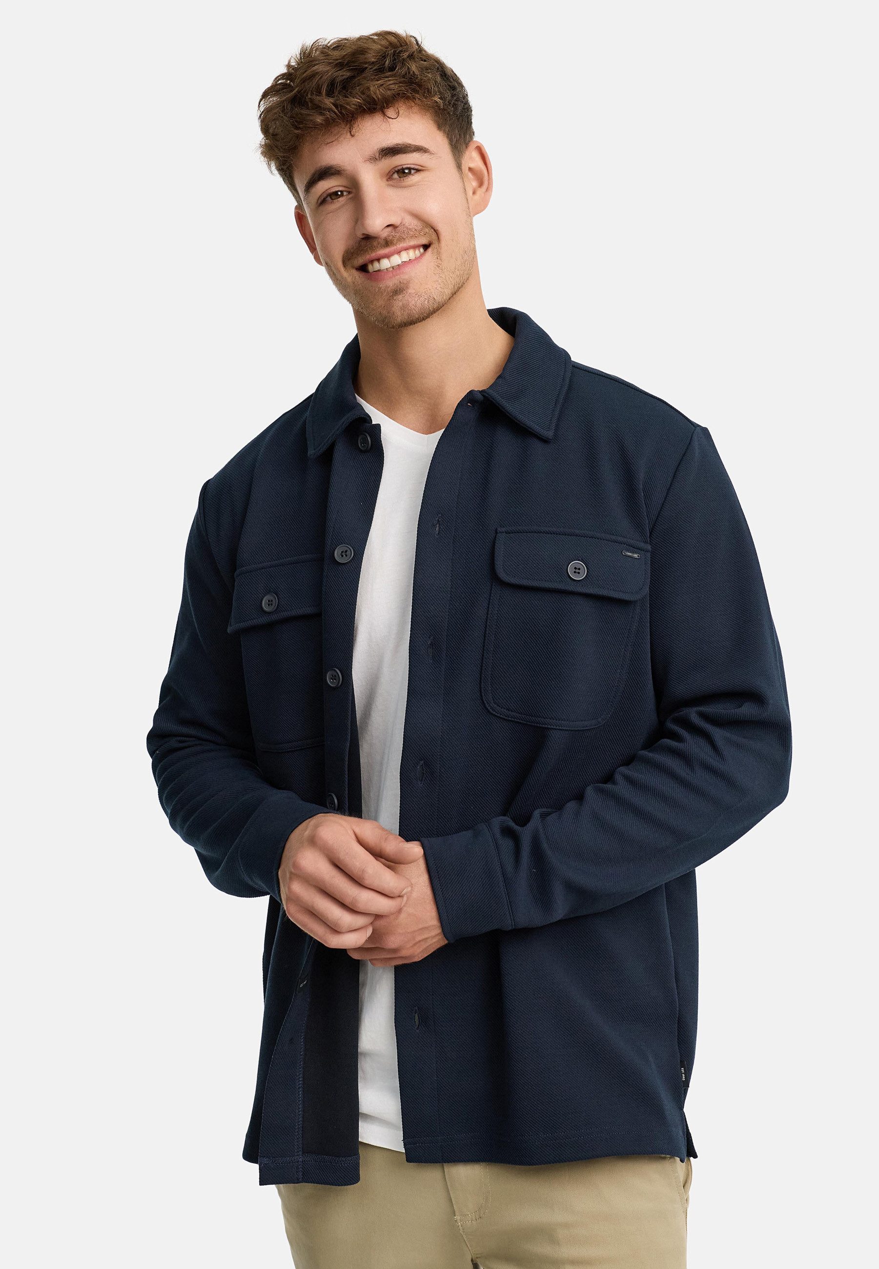 Indicode Langarmhemd INNello Elegantes Overshirt mit günstig online kaufen