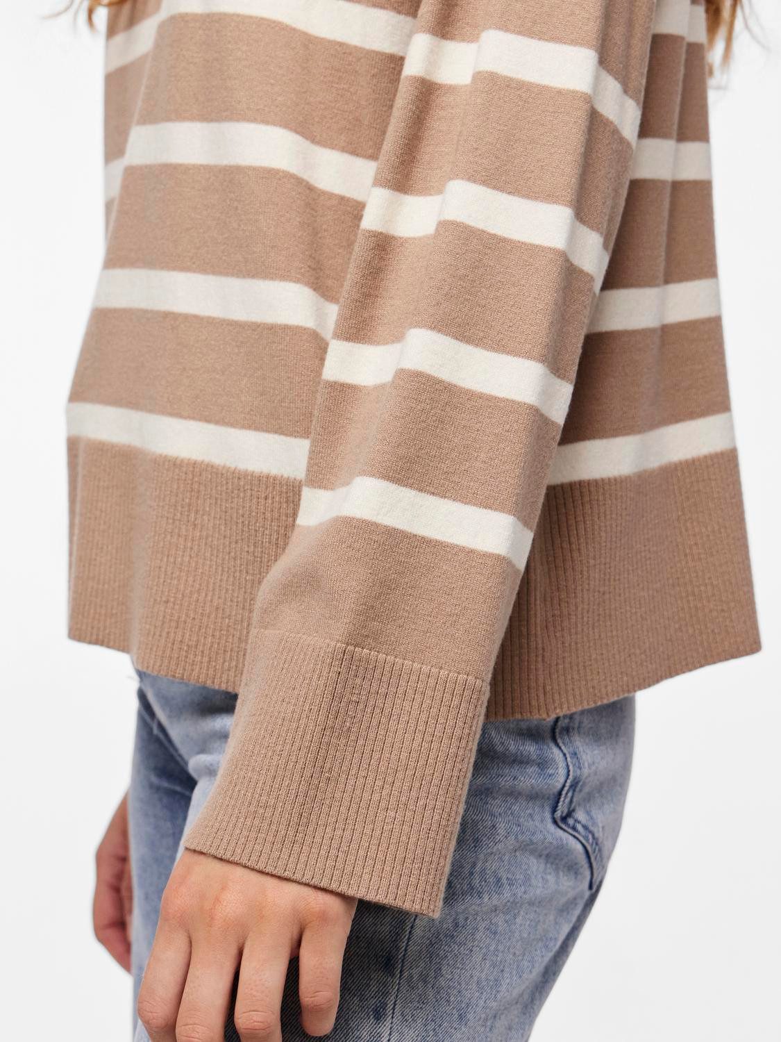 pieces Rundhalspullover PCSIA LS KNIT NOOS günstig online kaufen