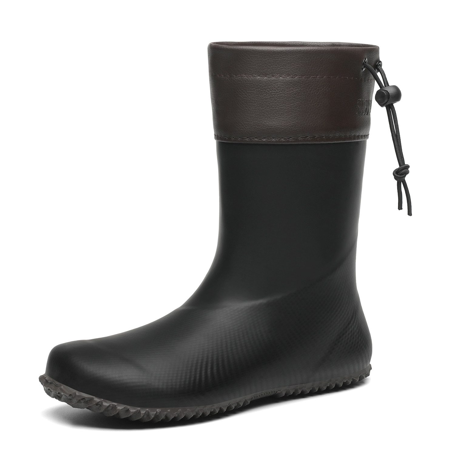 SAGUARO Barfußschuhe (Festival) Barfuß - Gummistiefel (3mm Sohlenstärke, Nullabsatz, bequem, leicht, leicht-gefüttert, rutschfest) Winter-Stiefel wasserdicht Regenschuhe Regen-Stiefel Schuhkragen vegan