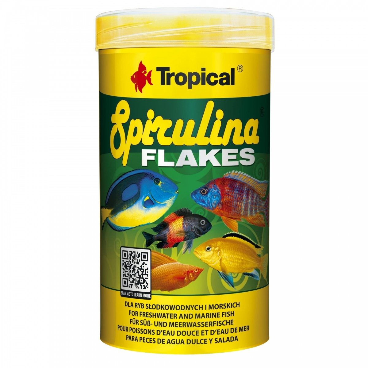 Tropical Spirulina Flakes, für: Fische