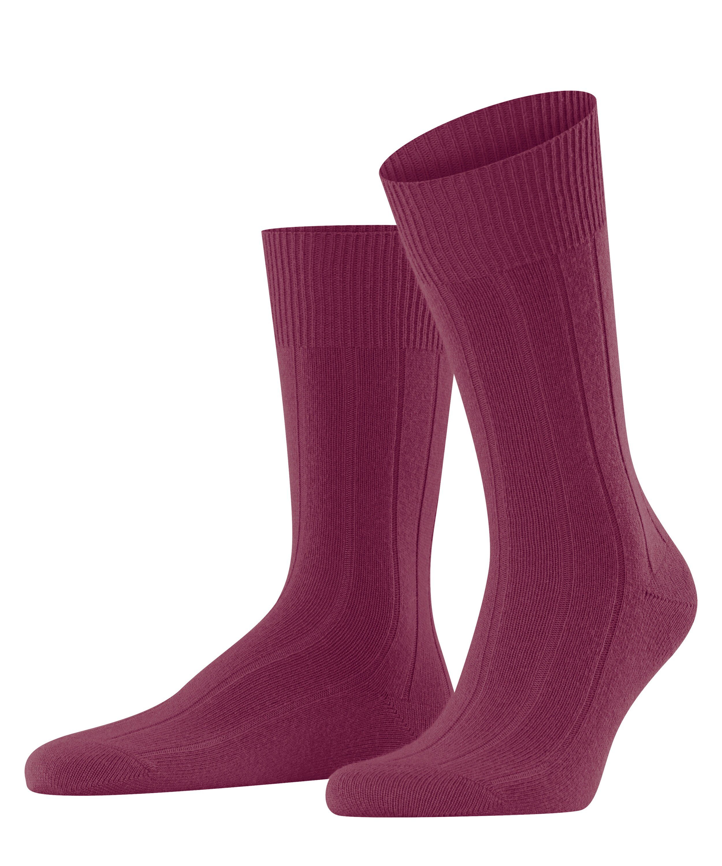 FALKE Socken Lhasa Rib (1-Paar) red plum (8236)