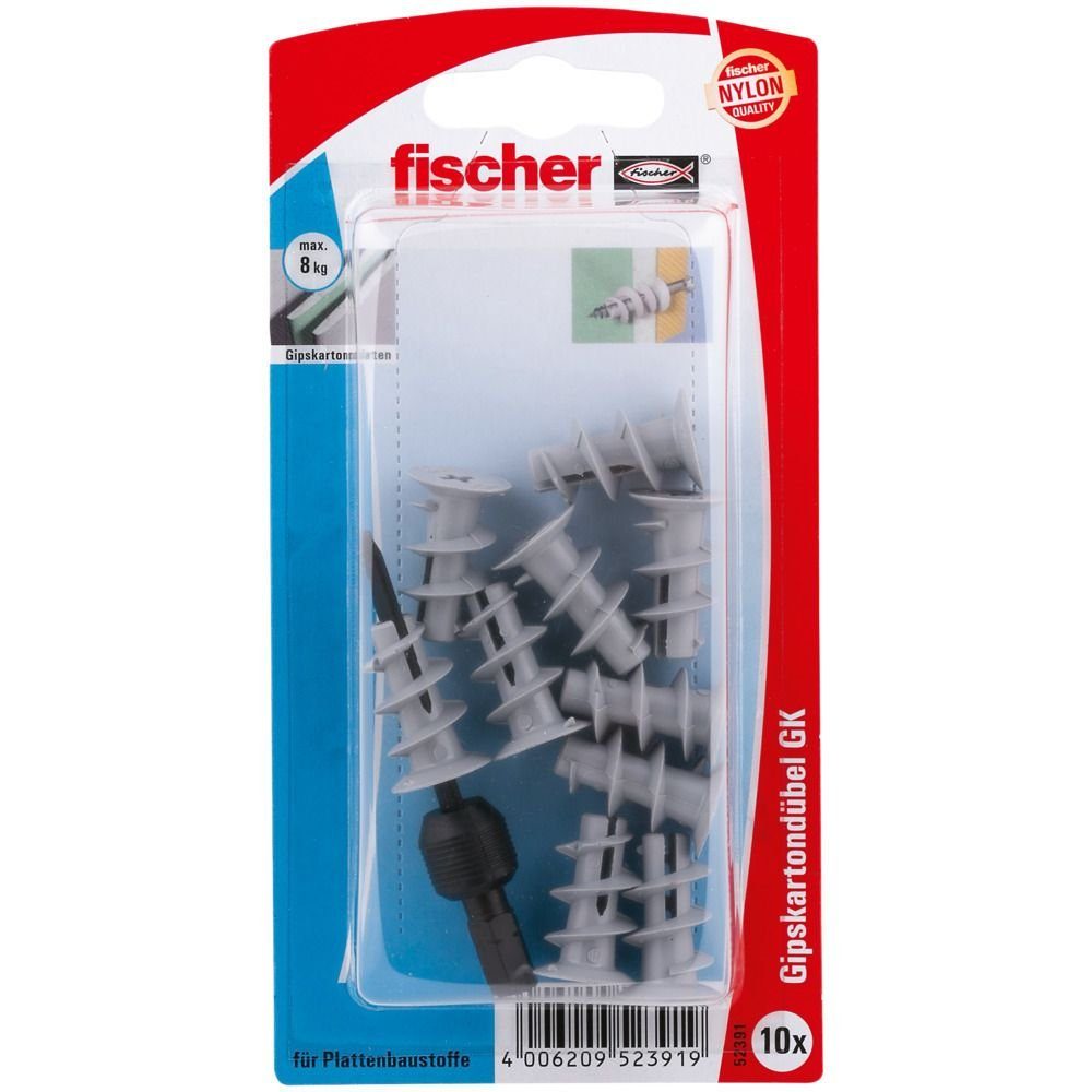 fischer Schrauben- und Dübel-Set Fischer Gipskartondübel GK 22 mm - 10 Stück