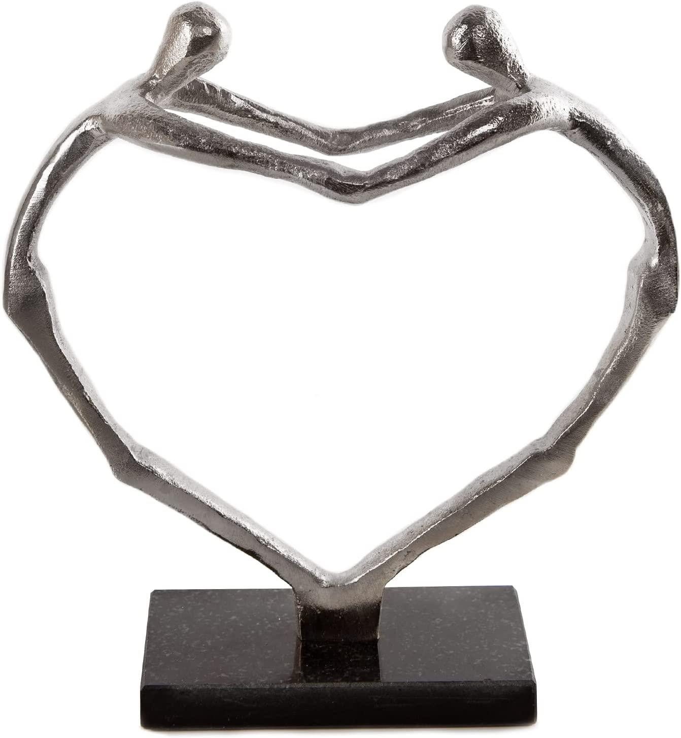 Dekofigur Liebespaar Figur aus Metall - Pärchen 22 cm