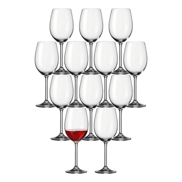 LEONARDO Rotweinglas DAILY Rotweinglas 460 ml 12er Set Glas