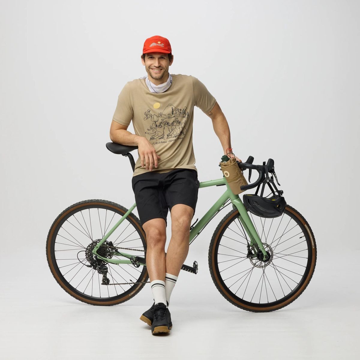 Fjällräven Kurzarmshirt Hoja Lugnt Wool T-shirt M Komfortables, schnelltrocknendes T-Shirt mit