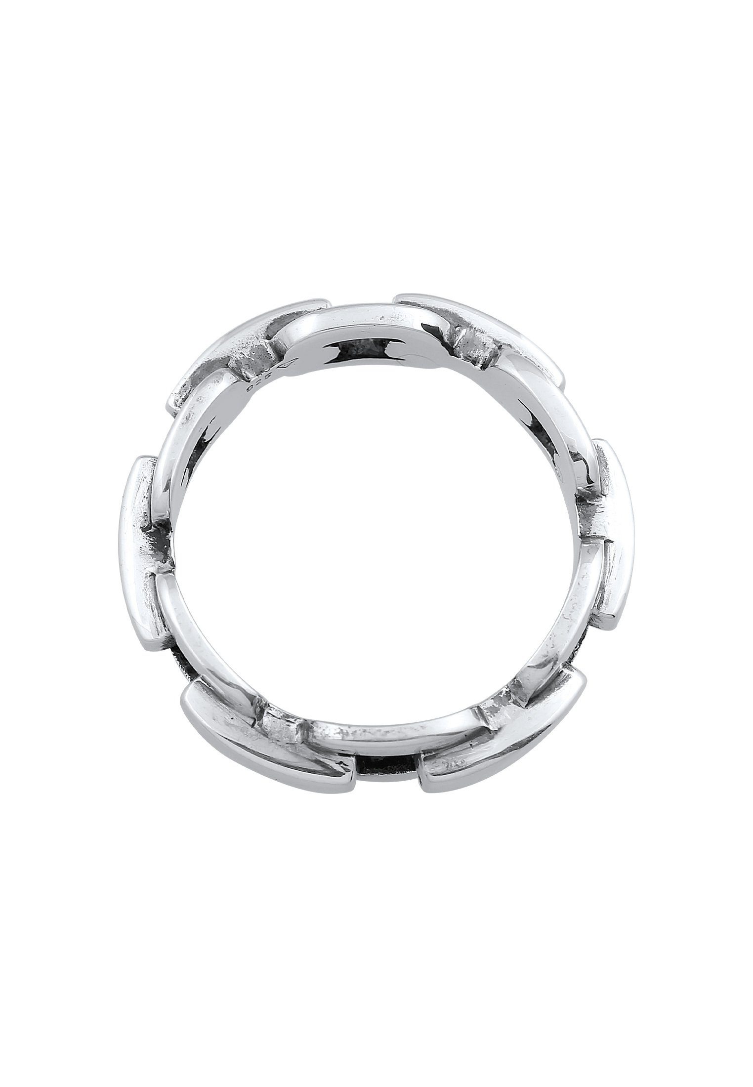 Kuzzoi Silberring Herren Anker Kettenring Trend 925 Silber