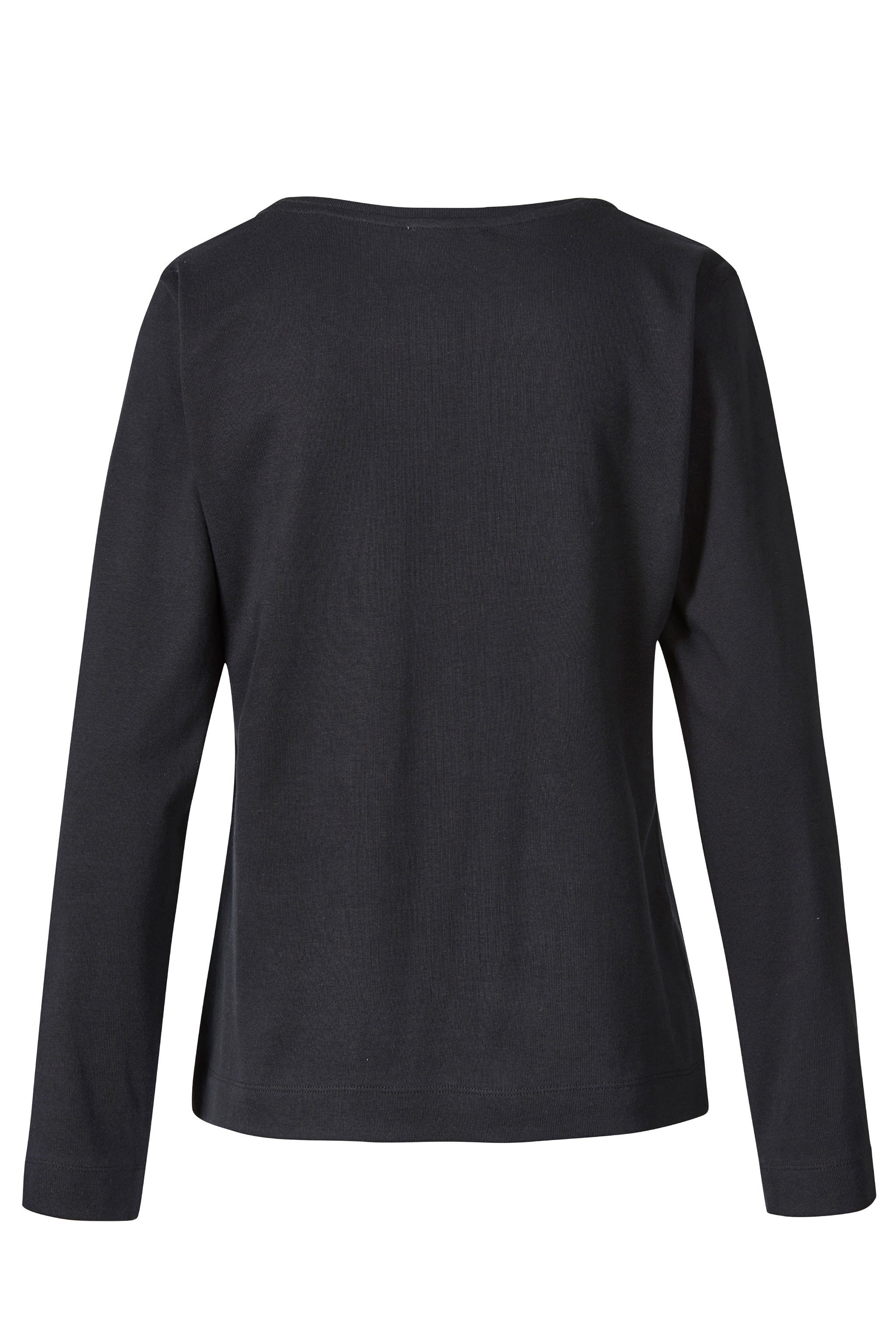 Himalaya Clothing Langarmshirt Basic Damen Shirt langarm "Alma" aus Feinrip günstig online kaufen