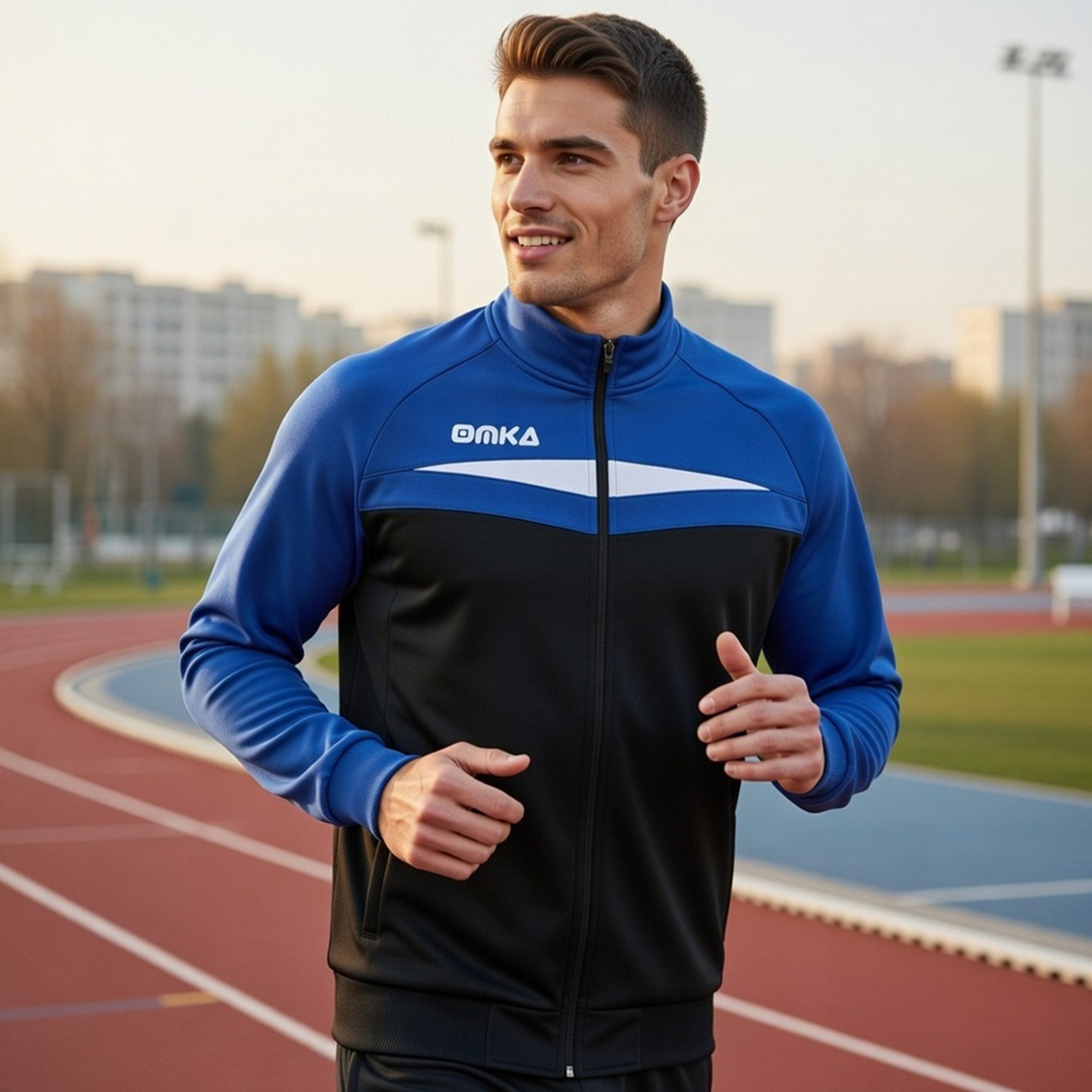 OMKA Trainingsjacke OK200J OMKA Optima Trainingsjacke Joggingjacke Sportjacke