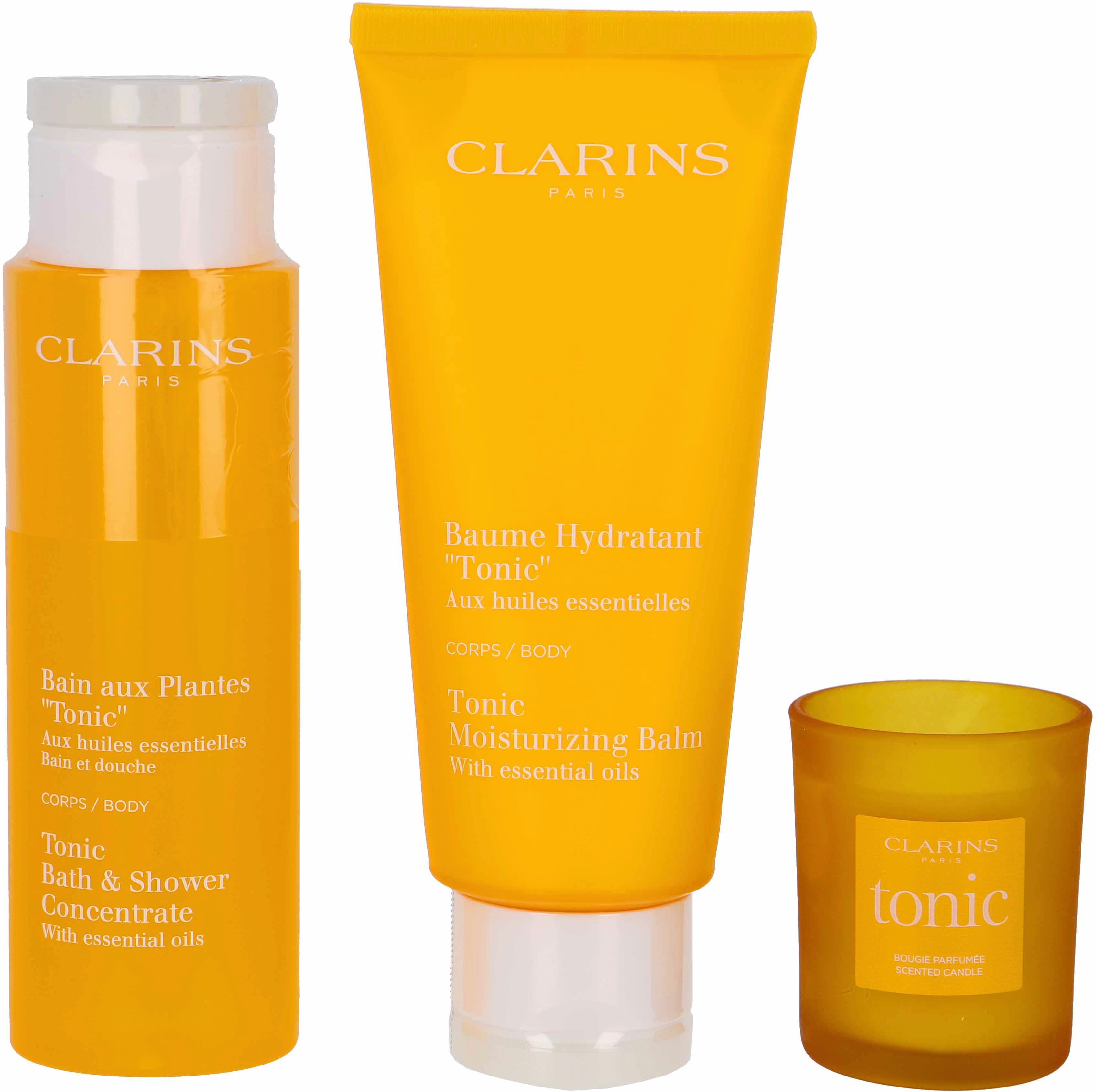 Clarins Gesichtspflege-Set Aroma Ritual, mit praktischer Tasche