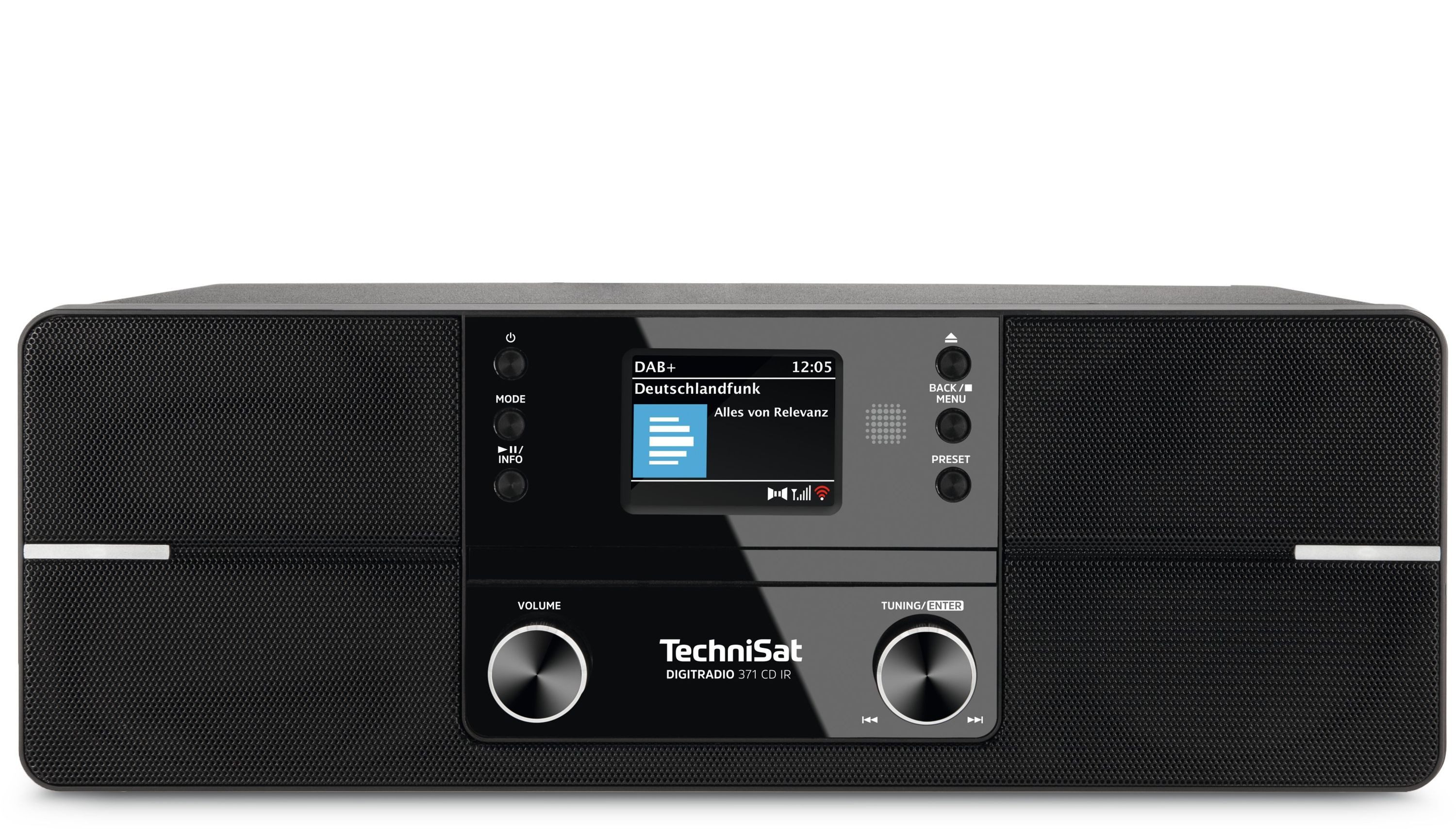 TechniSat DIGITRADIO 371 CD IR Internet-Radio (Digitalradio (DAB), FM-Tuner mit RDS, Internetradio, 10 W, CD-Player, Bluetooth, WLAN-Konnektivität)