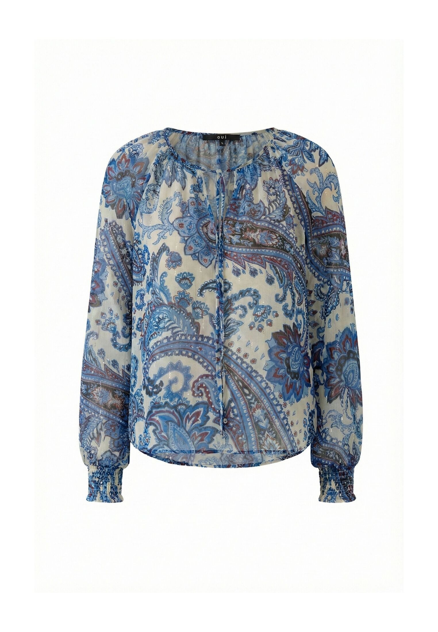 Oui Langarmbluse