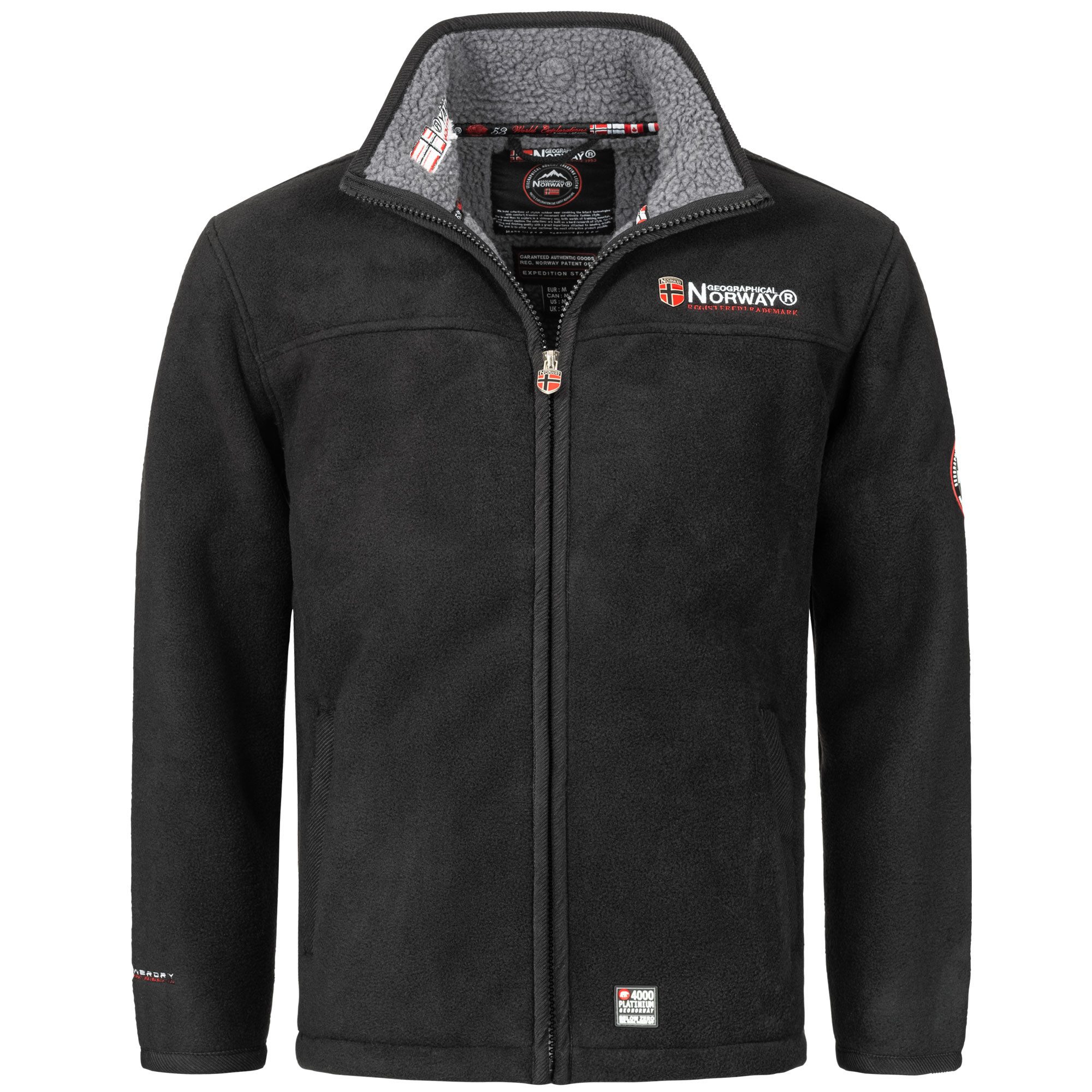 Geographical Norway Fleecejacke Herren Fleece Jacke Polar Teddyfell Futter günstig online kaufen