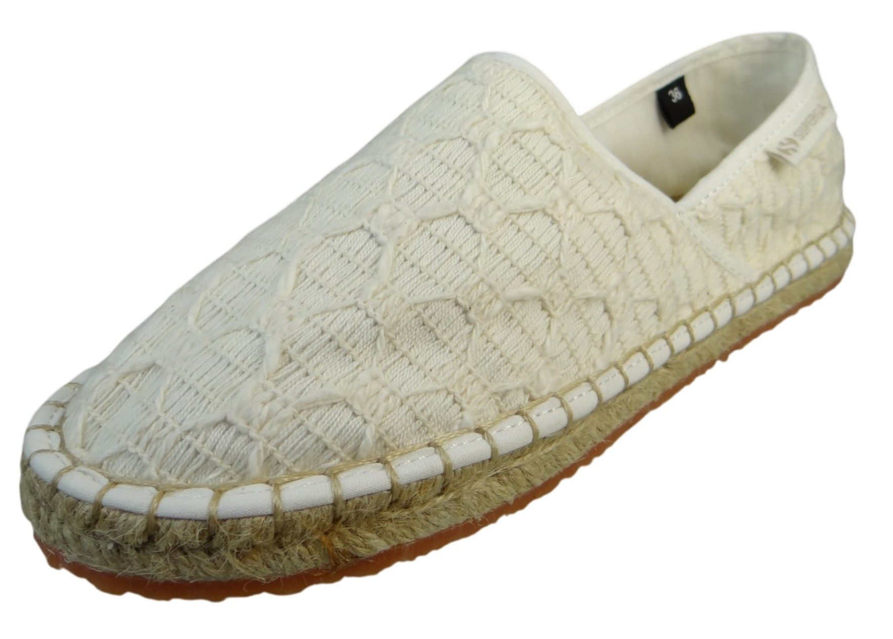 Superga S11B1QW A0H White Avorio Natural Sandale