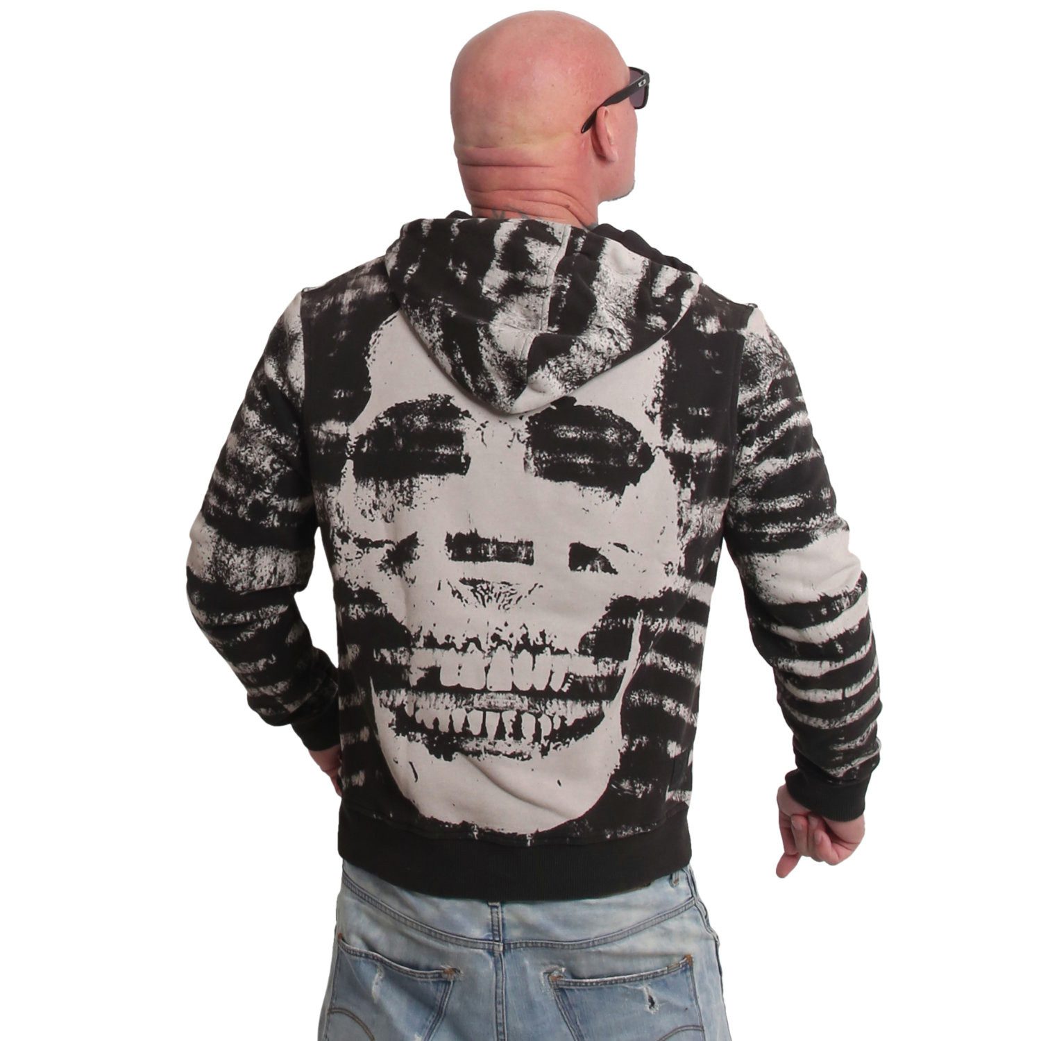 YAKUZA Hoodie Jailbreak in angesagter Acid Waschung günstig online kaufen