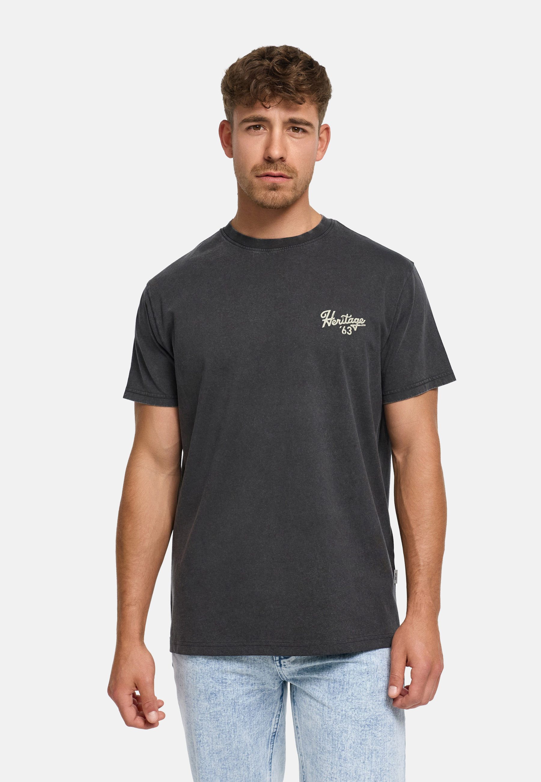 INDICODE T-Shirt Herren INHeritage Herrenshirt mit Print und hohem Tragekomfort