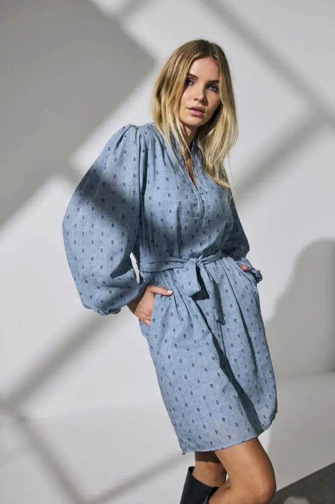 Co'couture Hemdblusenkleid Dottiecc