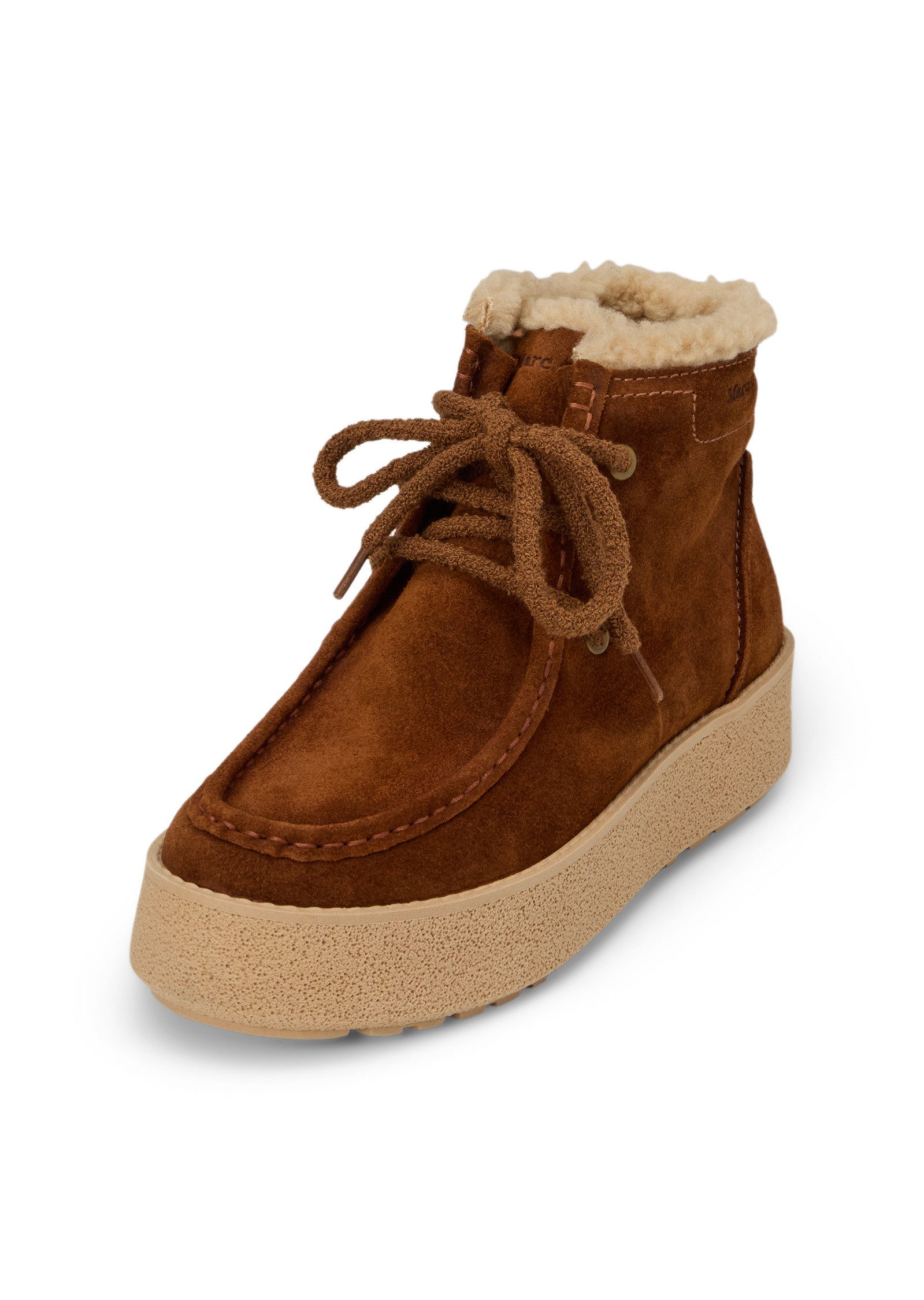 Marc O'Polo aus weichem Veloursleder Stiefelette