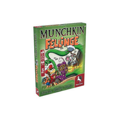 Pegasus Spiele Spiel, Familienspiel 17025G - Munchkin Fellinge, Kartenspiel, 3-6 Spieler, ab..., Strategiespiel