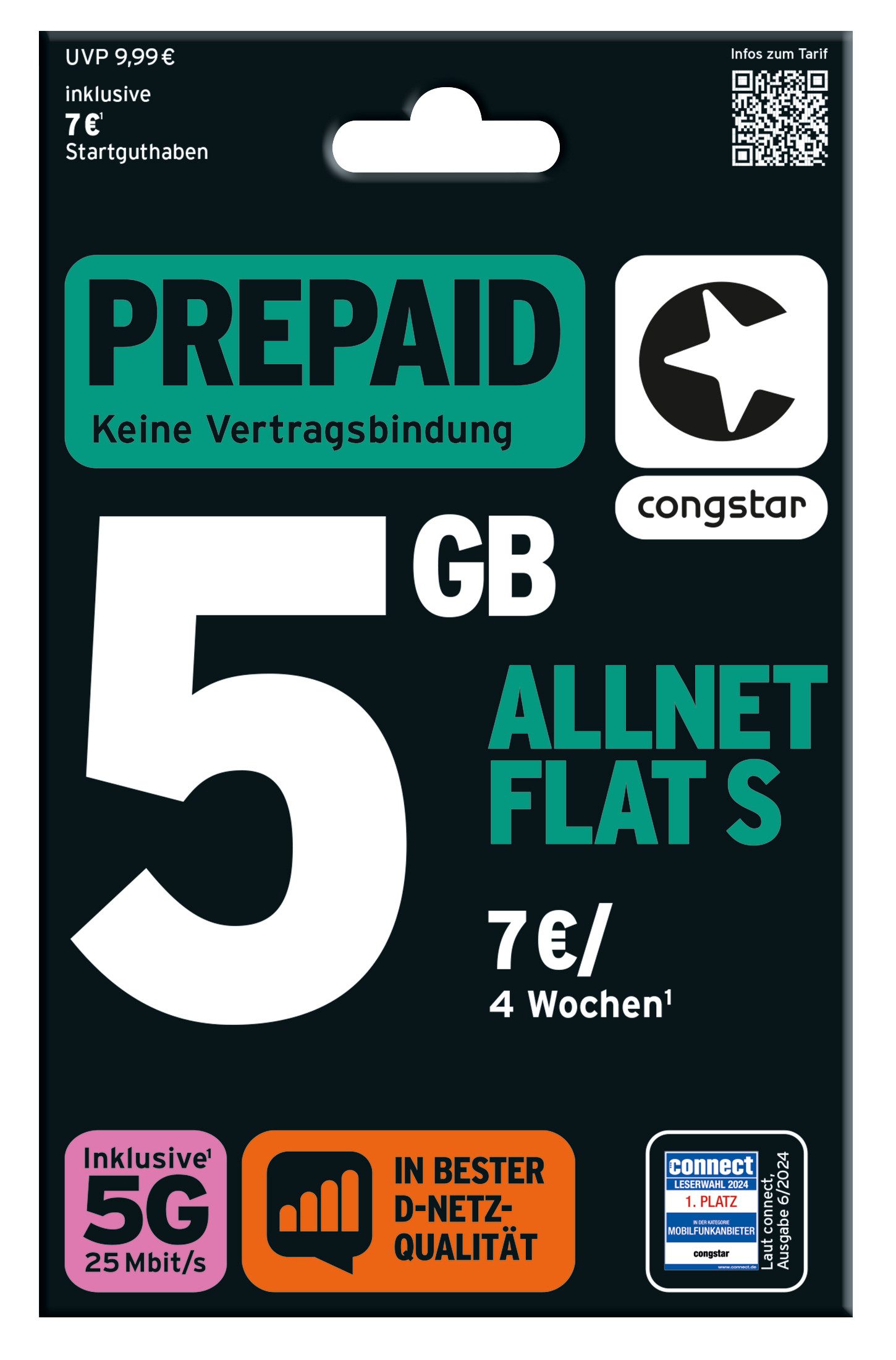 Congstar Prepaid Allnet S Prepaidkarte