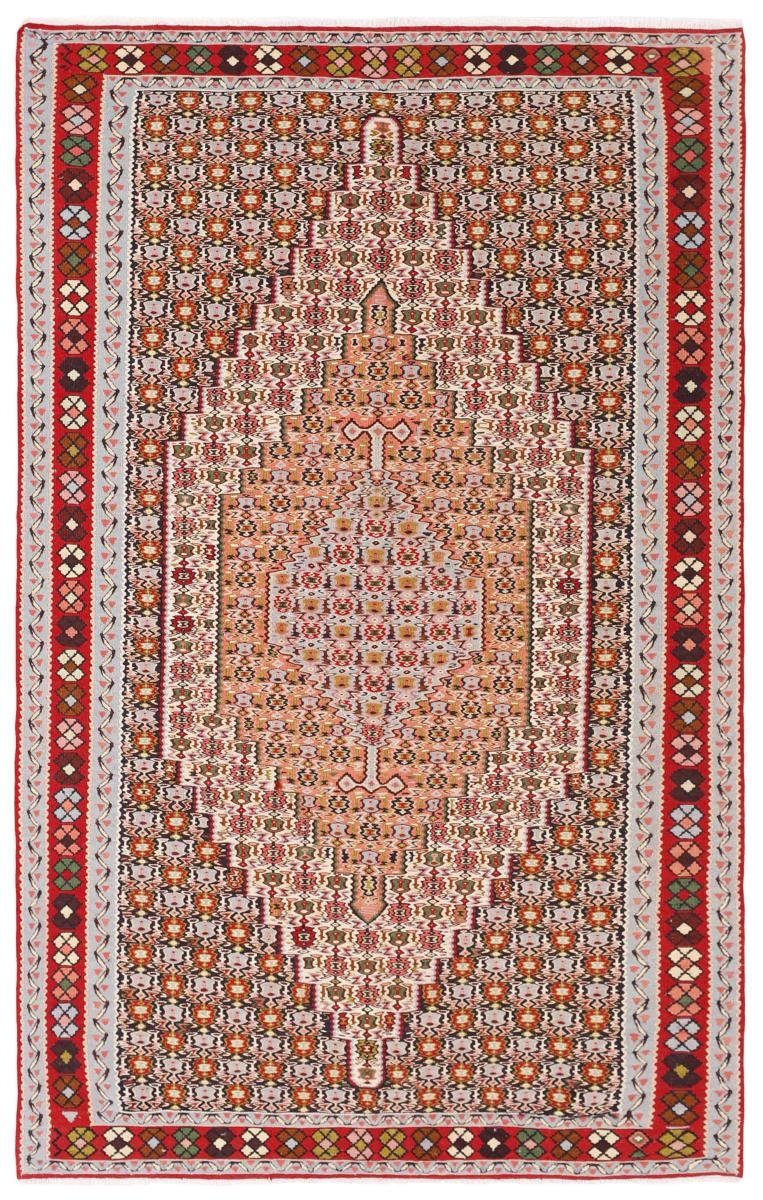 Orientteppich Kelim Fars Senneh 149x247 Handgeknüpfter Orientteppich, Nain Trading, rechteckig, Höhe: 4 mm