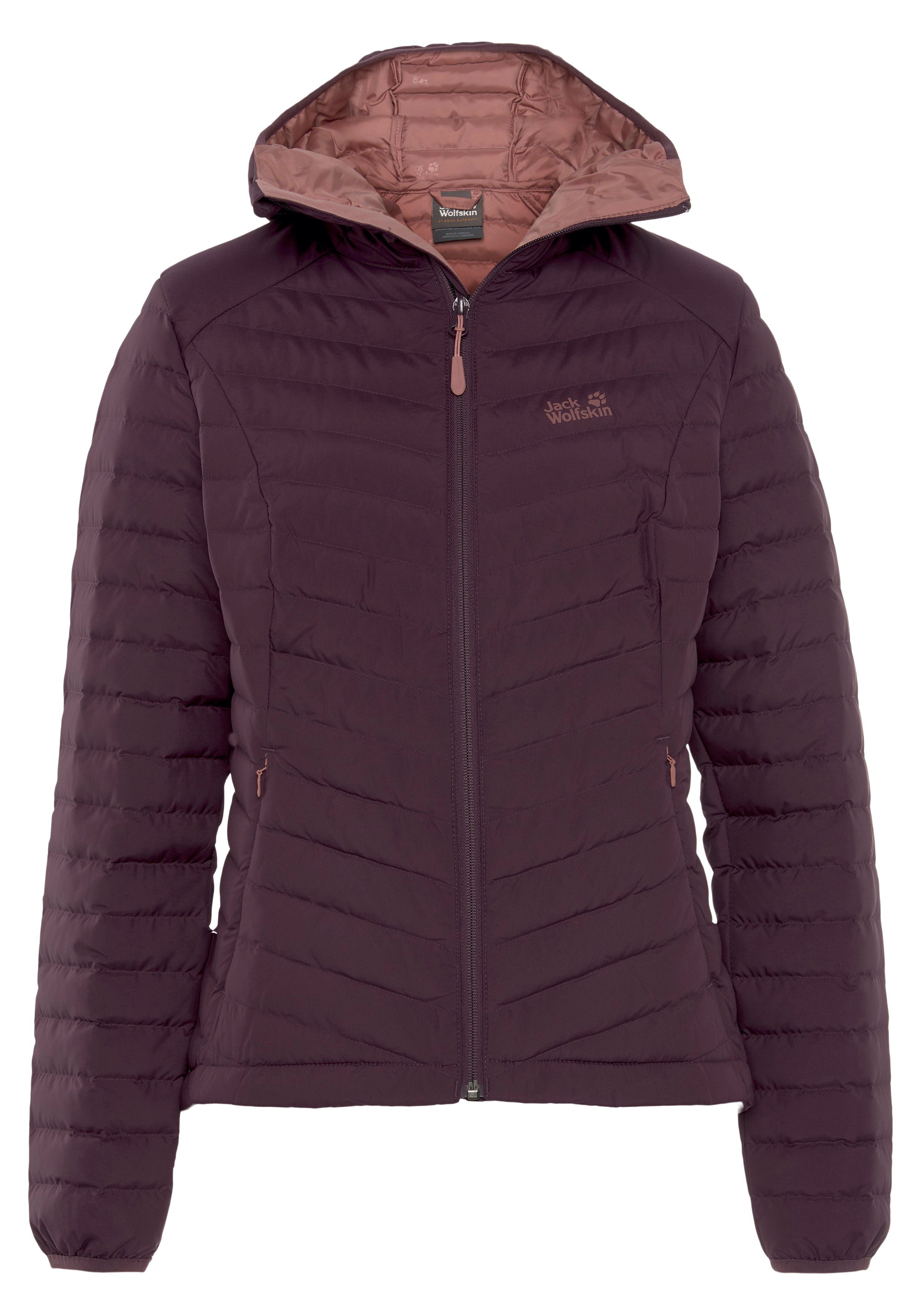 STANLEY Daunenjacke Jack Winddicht Wasserabweisend Wolfskin lila & Atmungsaktiv &