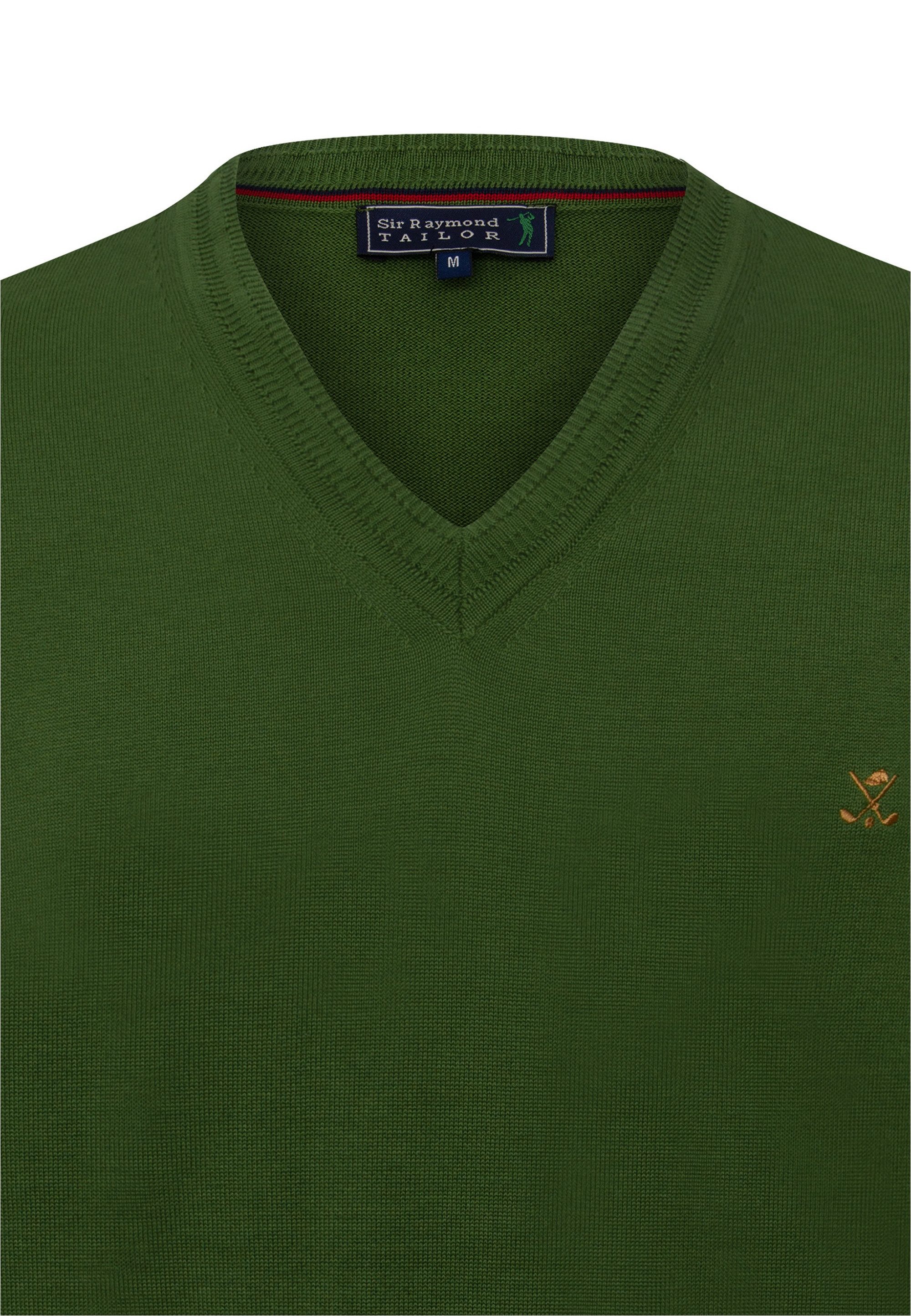 SIR RAYMOND TAILOR Strickpullover Los Angeles (1-tlg) mit klassischem V-Ausschnitt