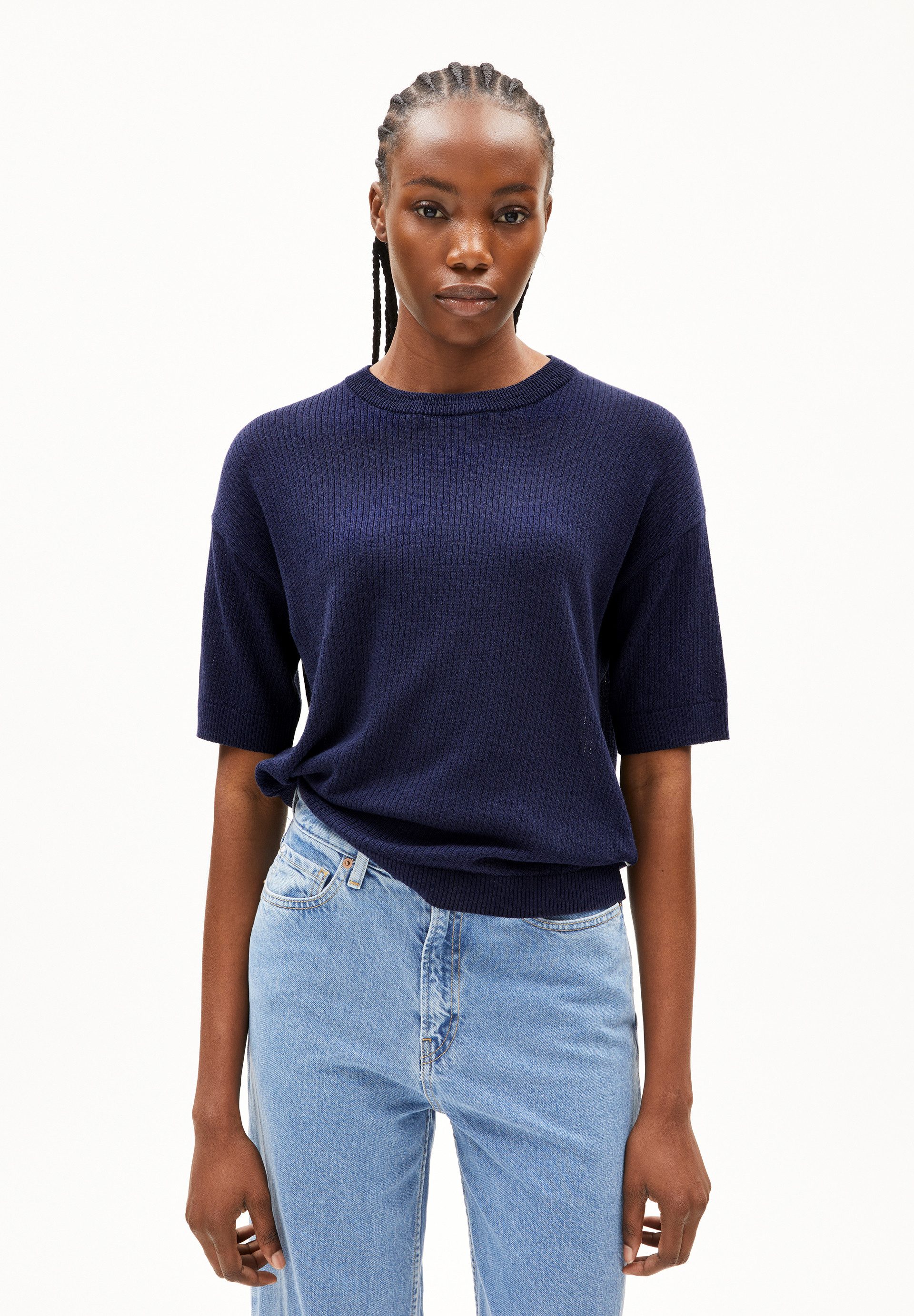 Armedangels Strickpullover LIZAA LINO Strickshirt aus günstig online kaufen