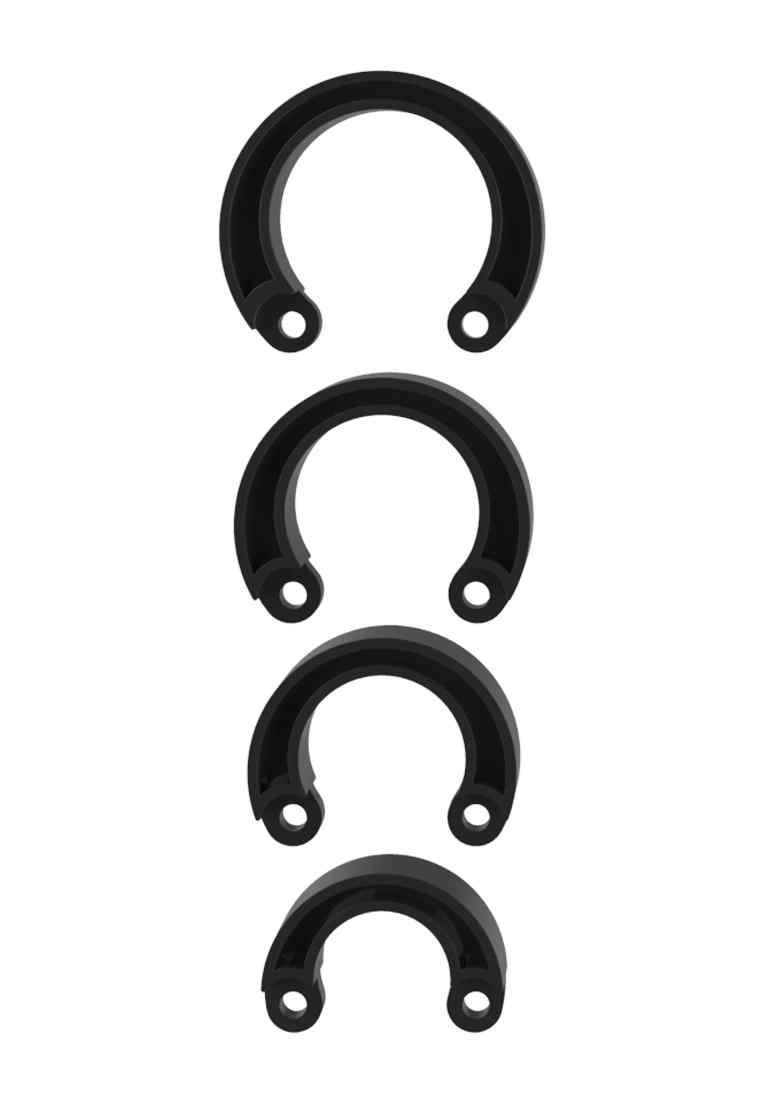 ManCage Peniskäfig Mancage Extra Large Ring Set Black, für Mancage Peniskäfige