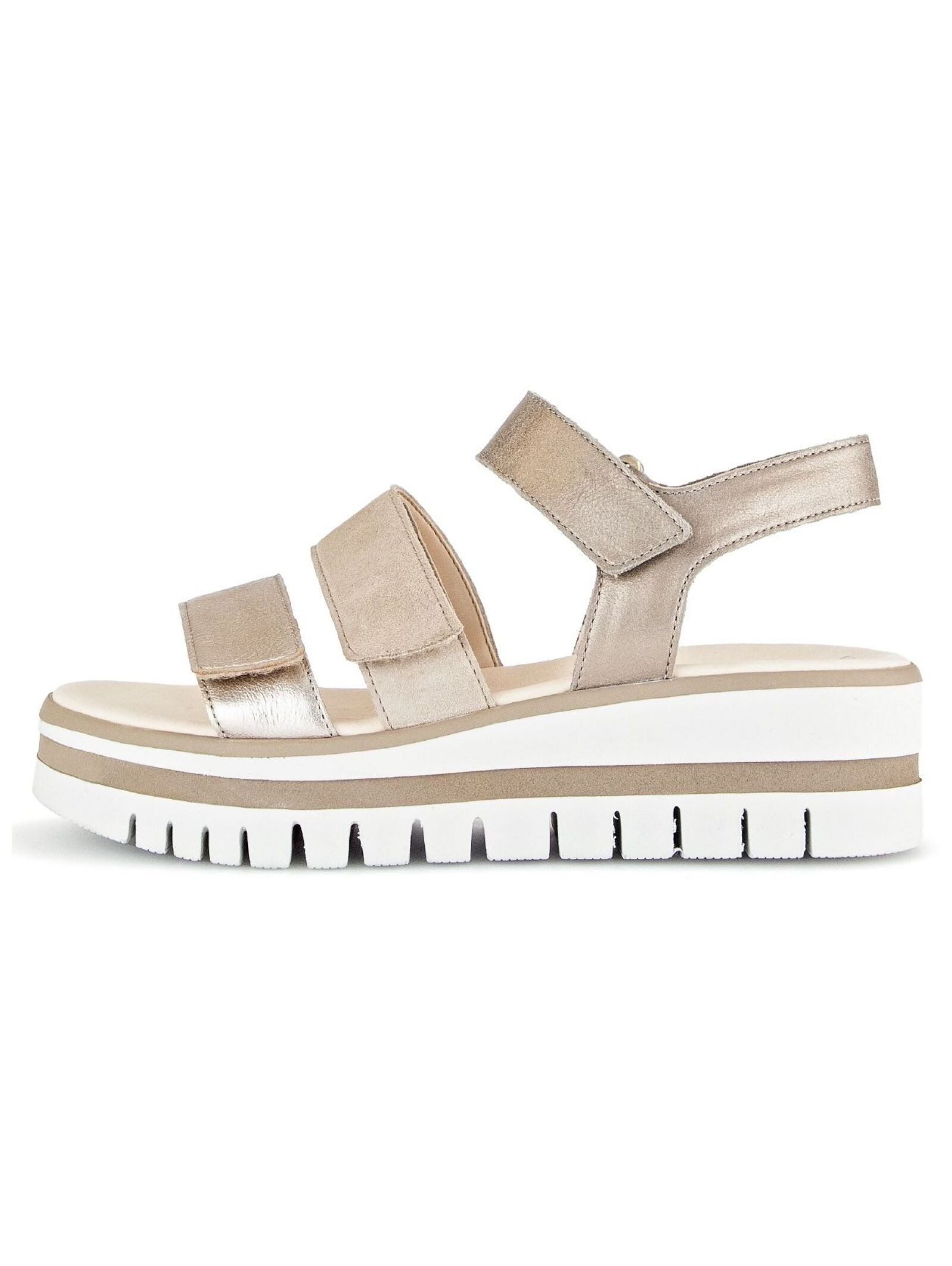 Gabor Sandalen Veloursleder/Textil Keilsandalette günstig online kaufen