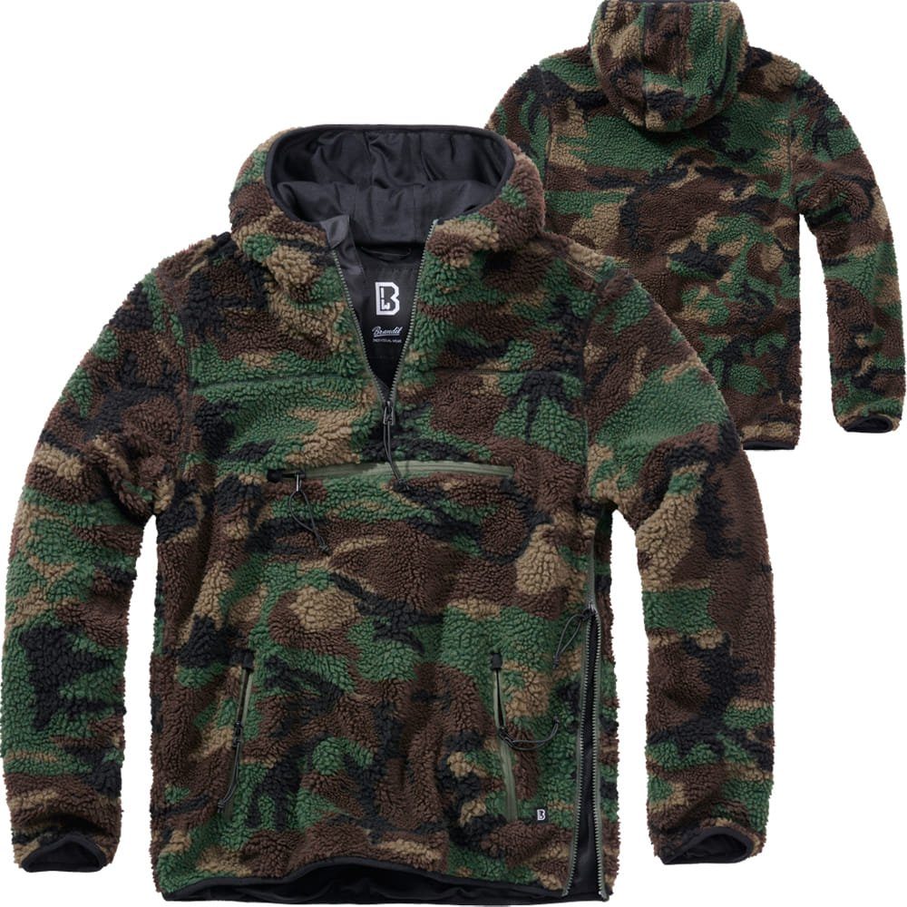 Brandit Kapuzenpullover Brandit Teddyfleece WORKER PULLOVER günstig online kaufen