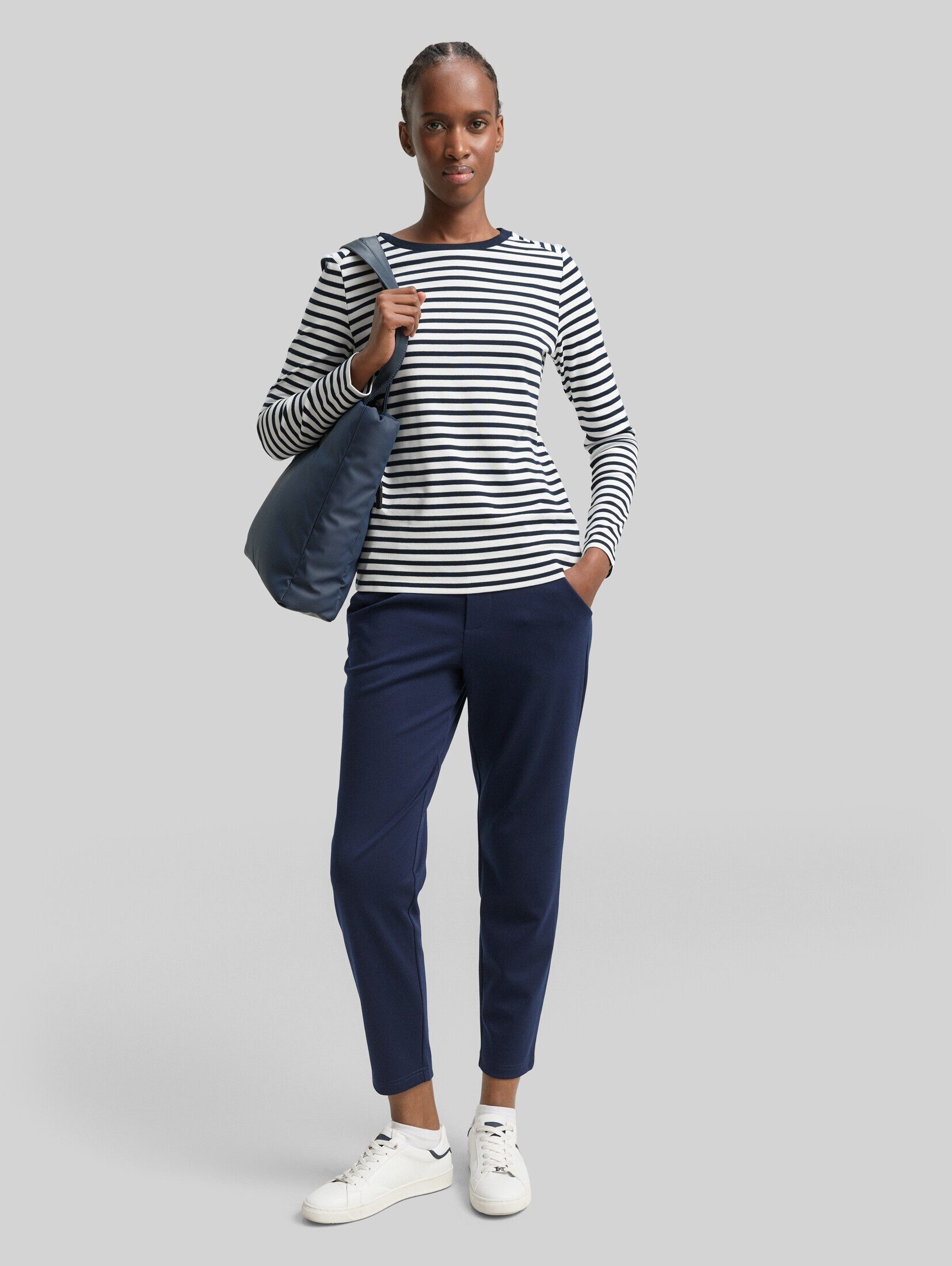 TOM TAILOR Denim Sweathose Hosen & Chino Relaxed Fit Hose mit elastischem Bund – Bild 2 von 5