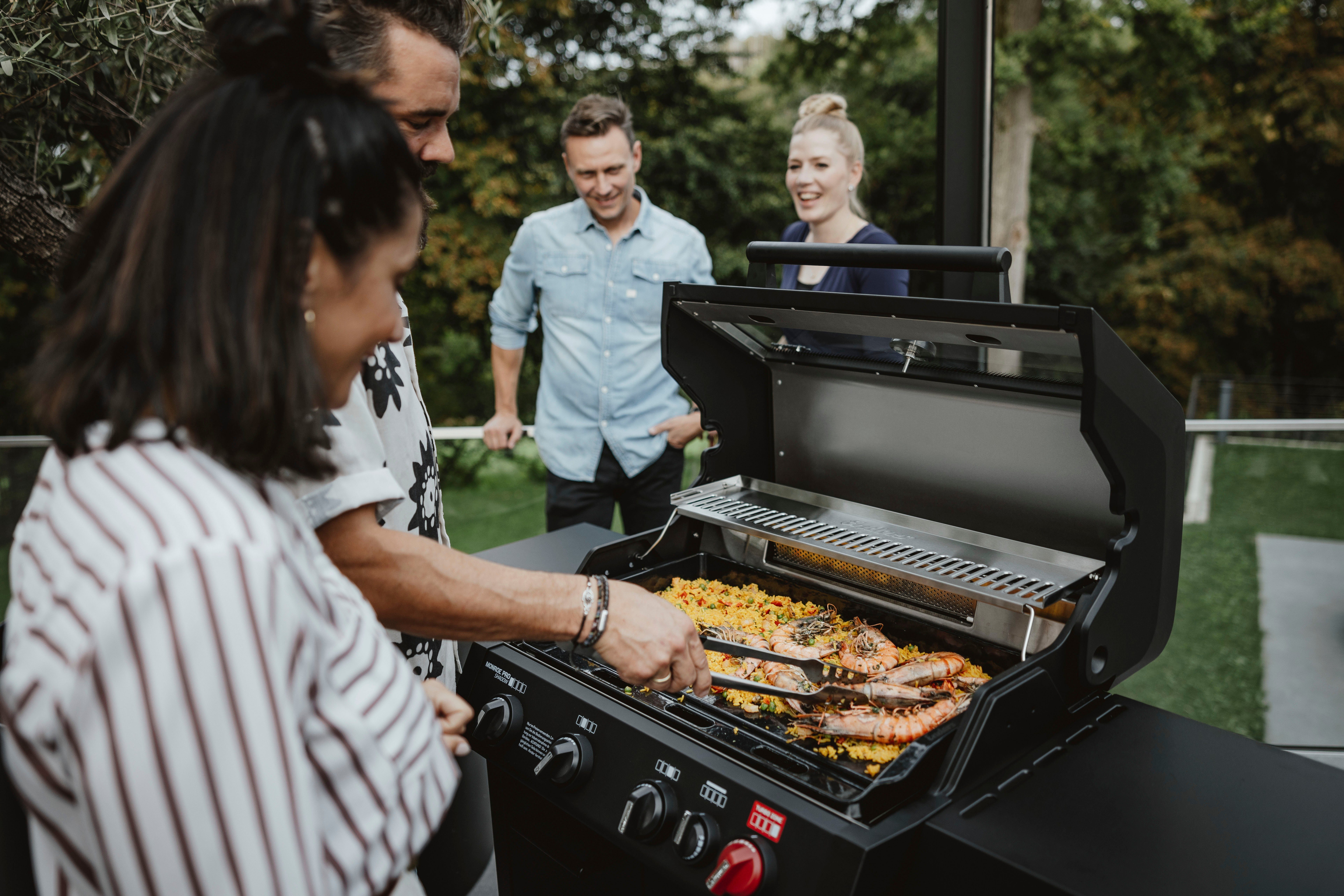 Enders® Grillplattenaufsatz Plancha XL, Gusseisen, für Enders® Gasgrill Monroe Pro 4 und Colorado/Boston 4 + 6