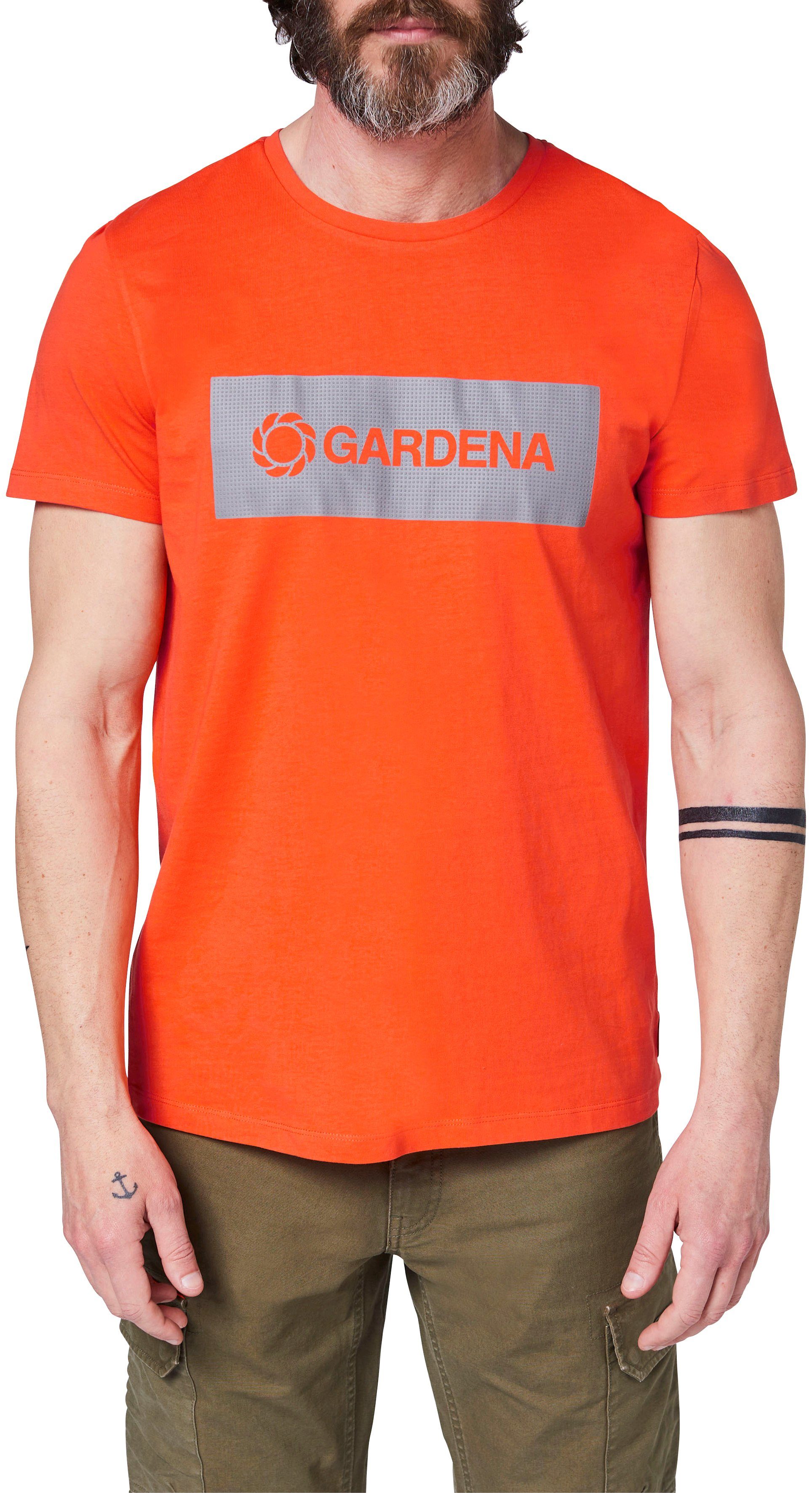 GARDENA T-Shirt Flame mit Gardena-Logodruck