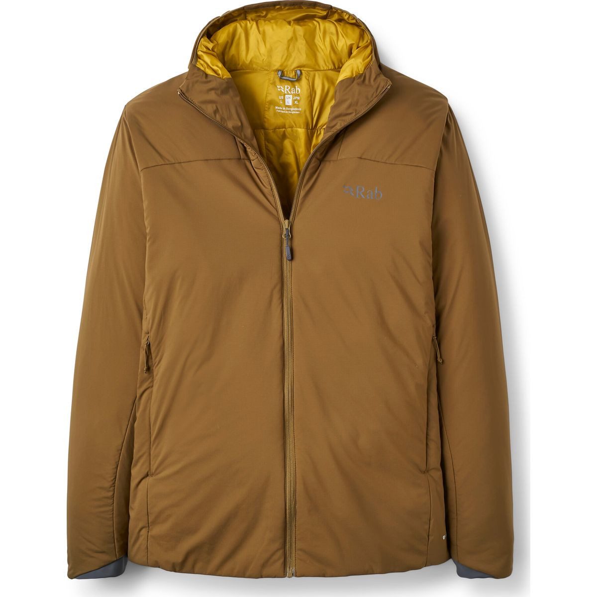 Rab Steppjacke Xenair Alpine Light Jacket Leichte Herrenjacke mit verstellbarer Kapuze und wasserabweisendem