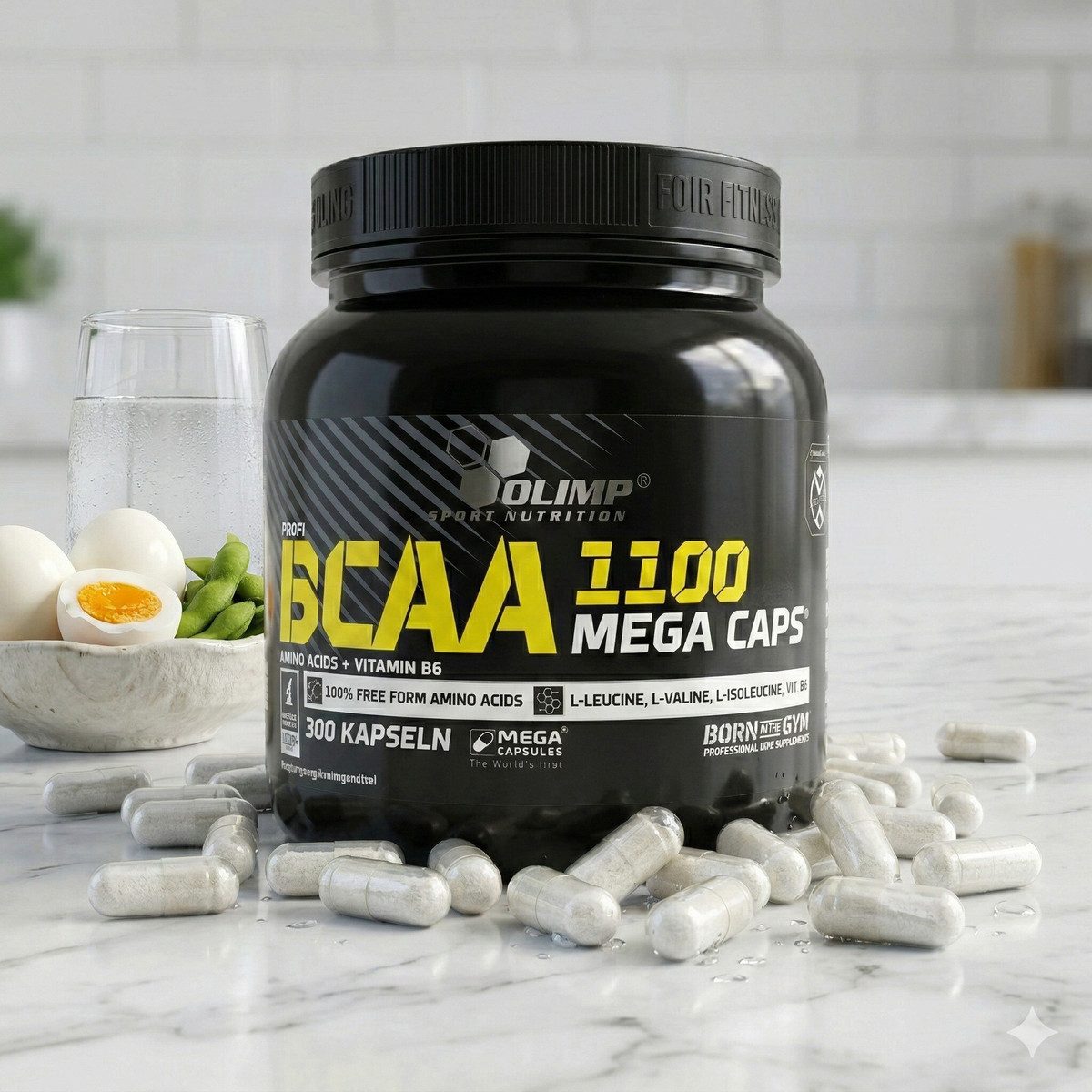 Olimp Olimp BCAA Mega Caps Kapsel, 300 er