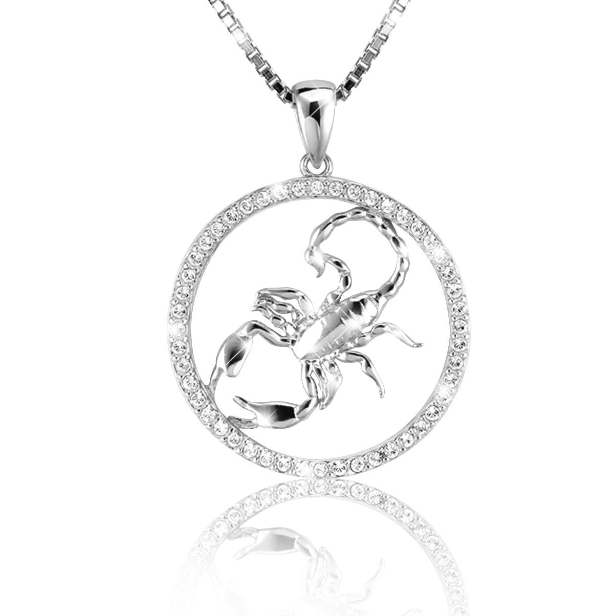 PAVELS Kette mit Anhänger Shine Skorpion, Elegante Sternzeichenkette für de günstig online kaufen