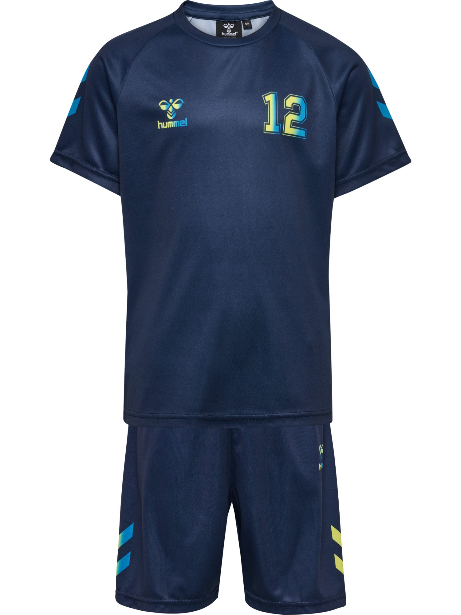 hummel Sportanzug SHIMMER SET (0-tlg), Set aus Shorts und T-Shirt, sportlicher Stil, bequeme Passform