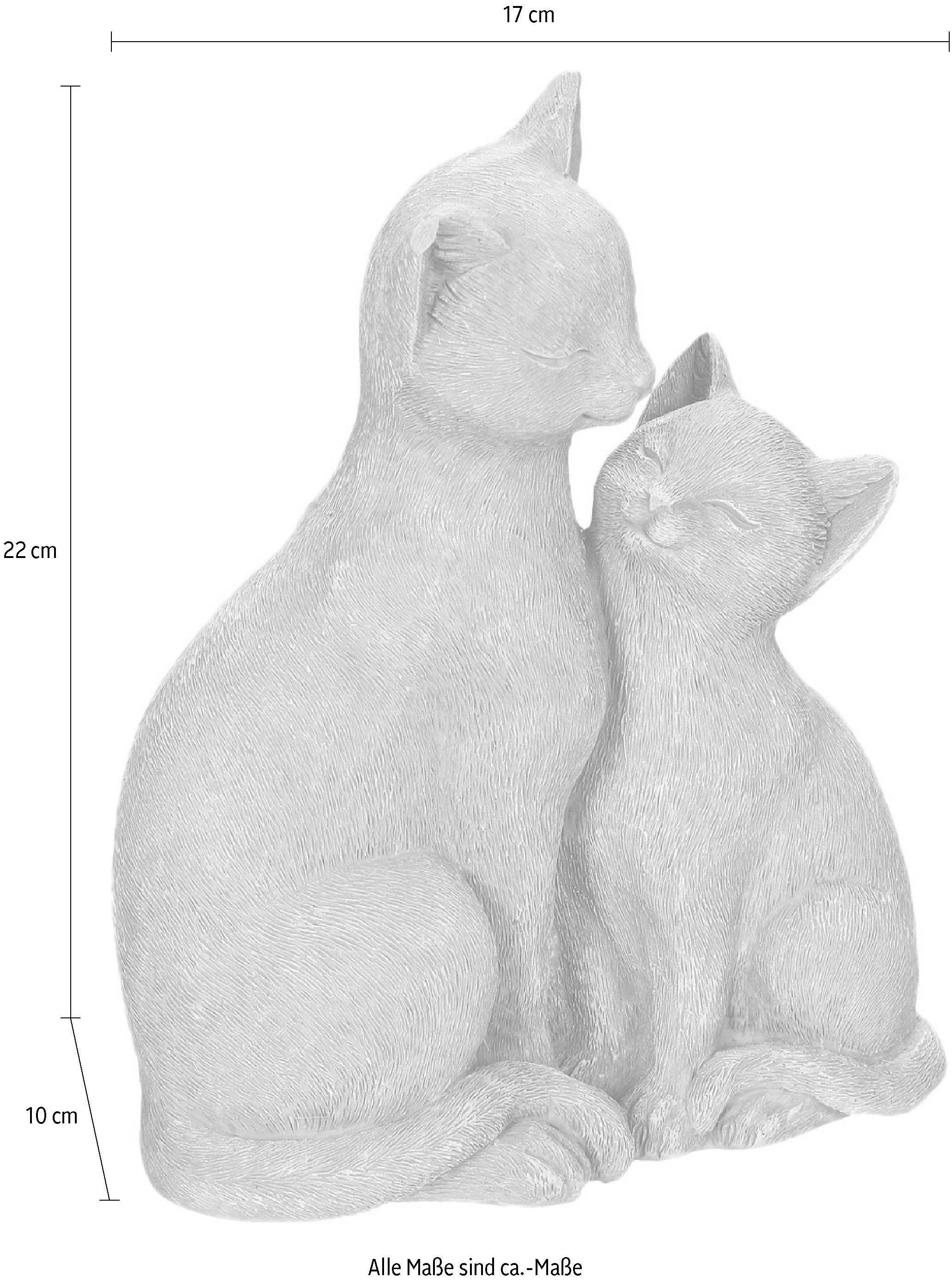 Home affaire Dekofigur Katze mit Kätzchen, Höhe 21 cm