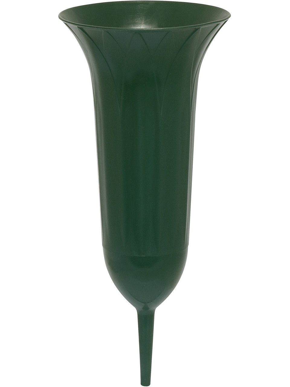 Geli Grabkerze Geli Grabvase Ø 11 cm dunkelgrün
