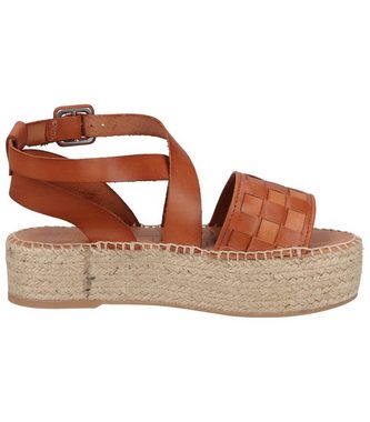 Shabbies Amsterdam Sandalen Leder Plateausandaletten