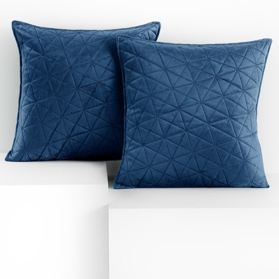 Restilo Kissenbezug Kissen Kissenbezug mehre Größen 2er Set Wohnzimmer Dekokissen, (2 Stück), 2er Set mit Samtoptik