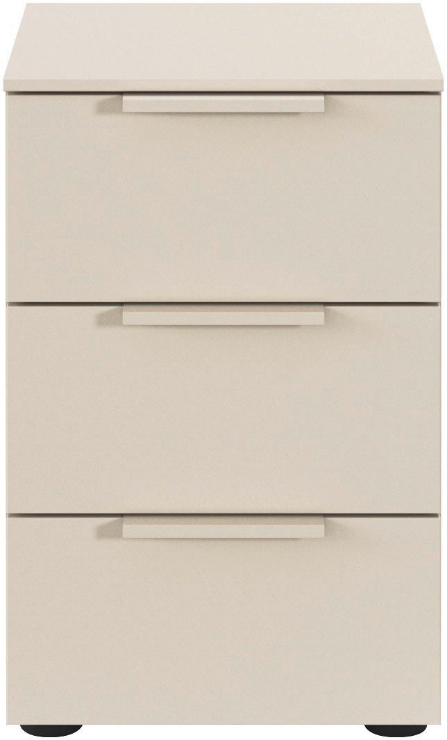 LeGer Home by Lena Gercke Nachtkommode Nachttisch Nachtschrank Nachtkonsole SERINA eleganter Eyecatcher (inkl. SOFT-CLOSE-FUNKTION), mit 3 Schubkästen sowie hoc – Bild 4 von 5