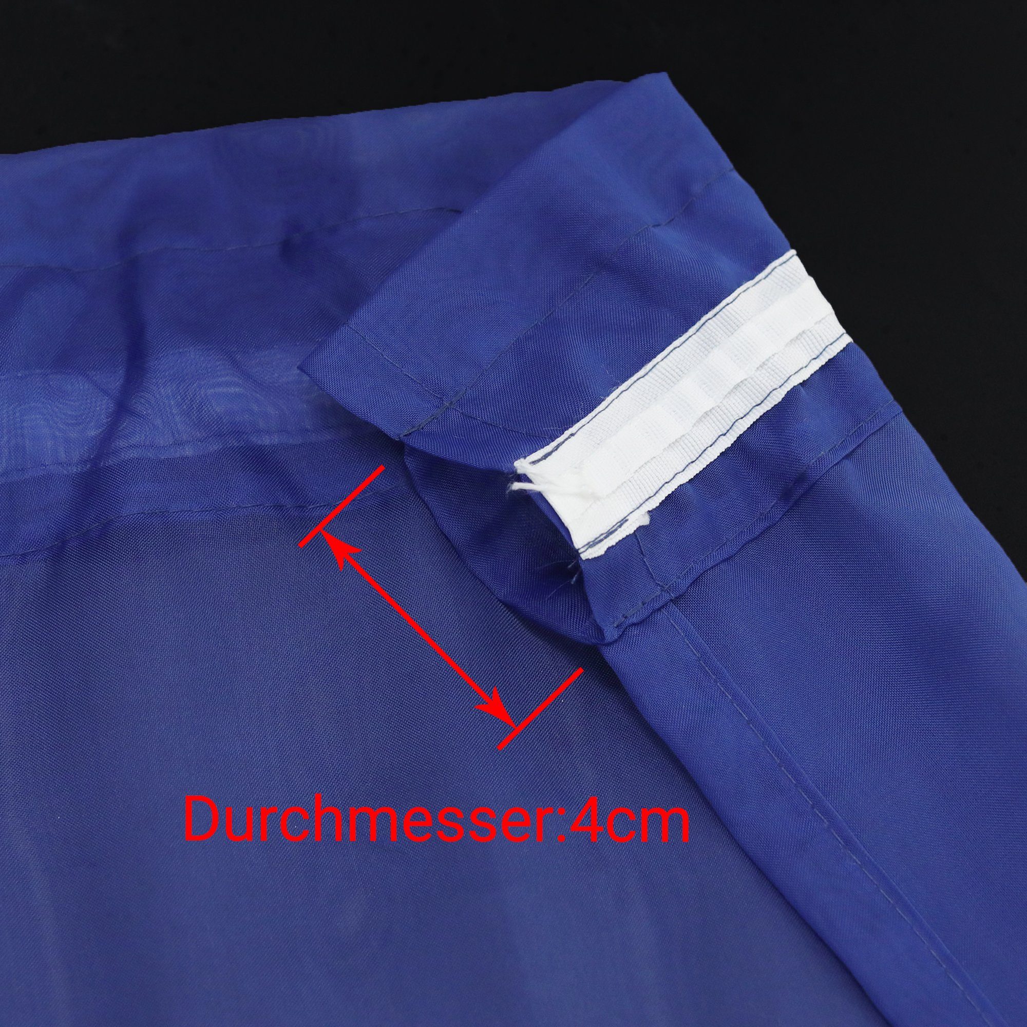 Joyswahl Scheibengardine (2 St), Stangendurchzug, transparent, Voile Kurzstores, Einfarbige, Küche