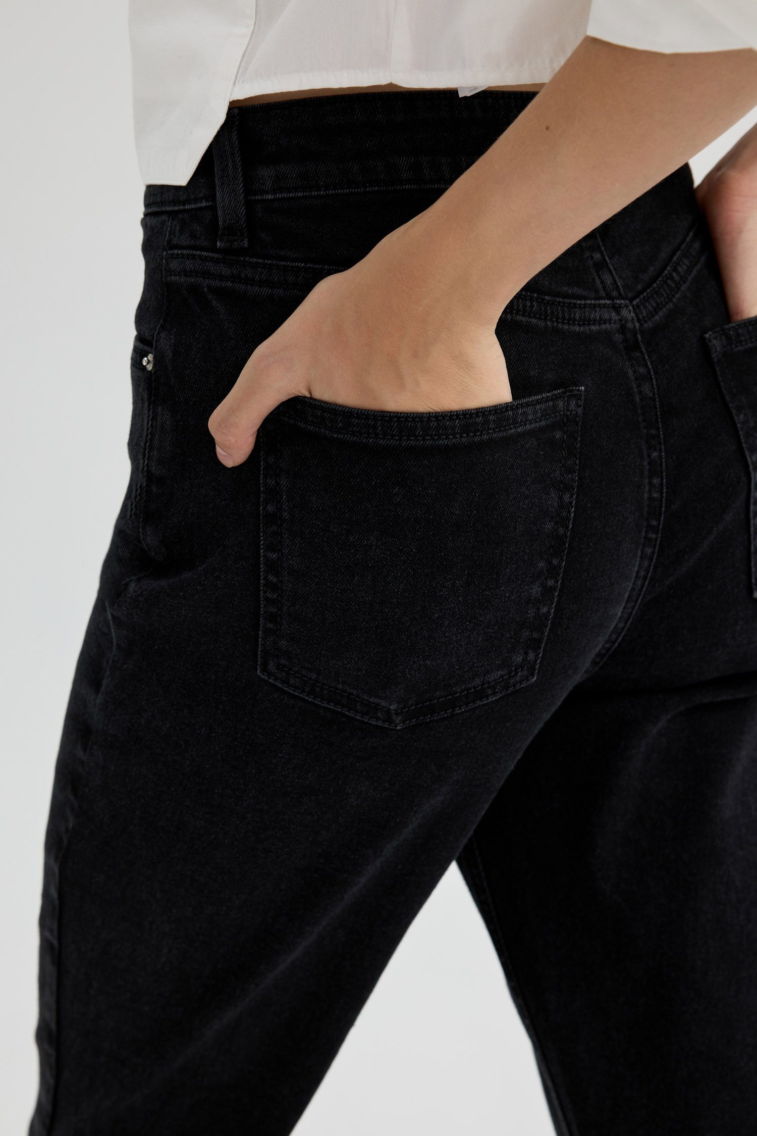 VINTAGE STRAIGHT DeFacto Damen Straight-Jeans Straight-Jeans