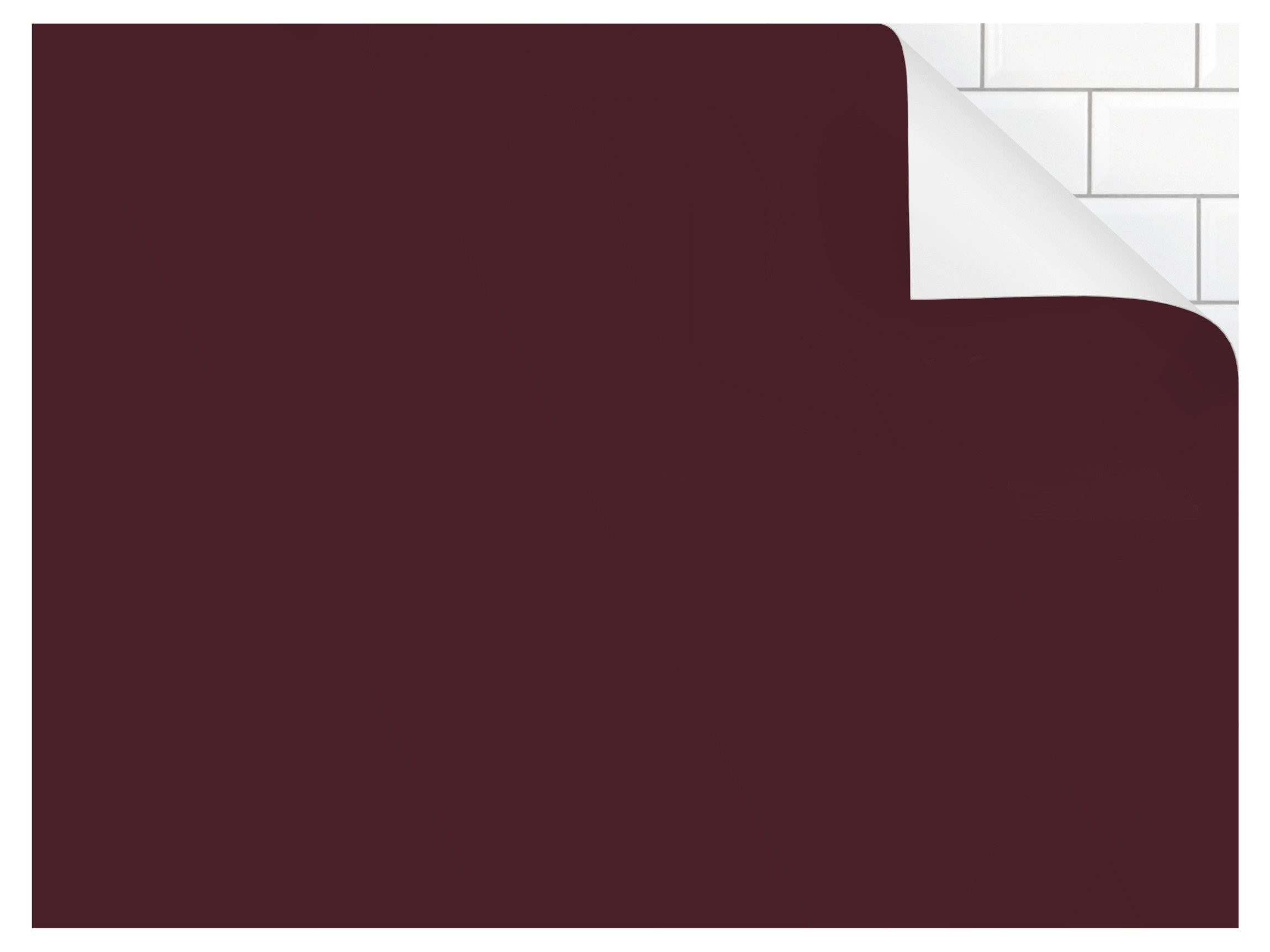 Bilderdepot24 Küchenrückwand selbstklebend rot mit Motiv Unifarben, (1-tlg., Nischenrückwand - für Fliesenspiegel ohne Bohren - matt), Nischenrückwand fugenlos Wandpaneel Küche Herd