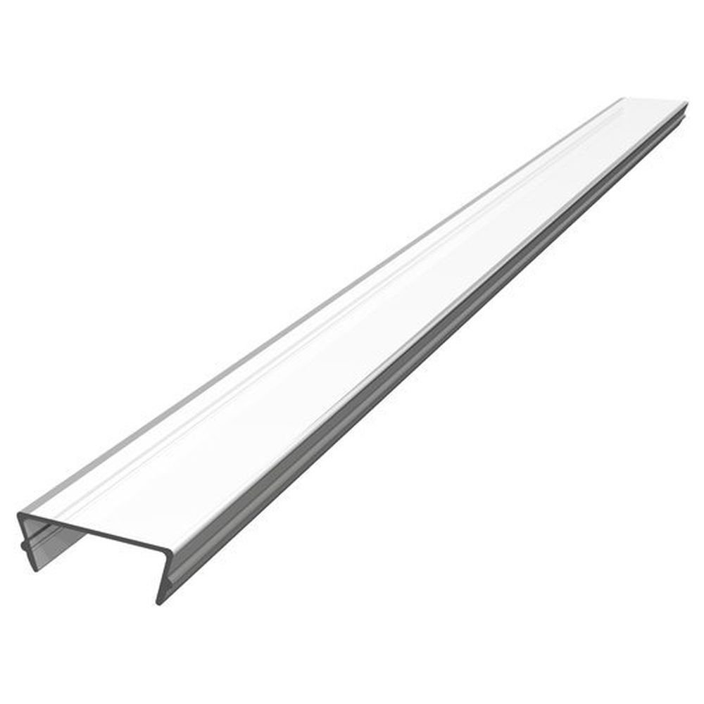 SLV Grazia Streifen Aluminium Schienenprofil in 2m, LED-Stripe-Profil 10 Profilelemente 1-flammig, LED