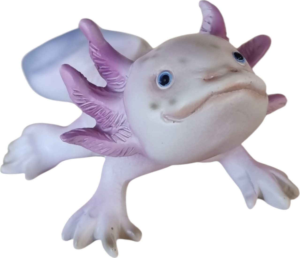 Figurendiscounter Gartenfigur Dekofigur Axolotl groß 30 cm bunt